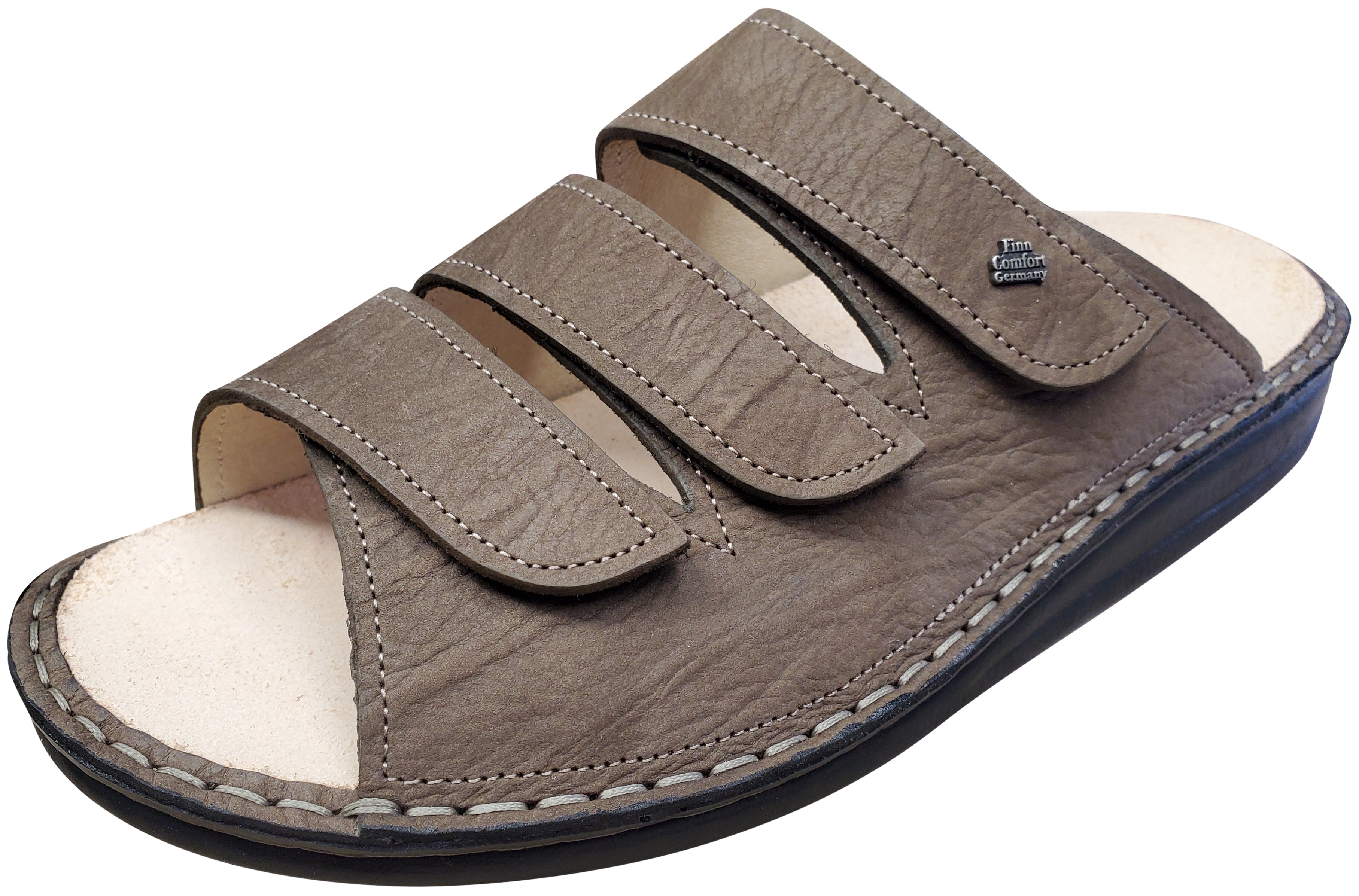 Finn Comfort Korfu Sandal, Tobacco Nubuckcarat