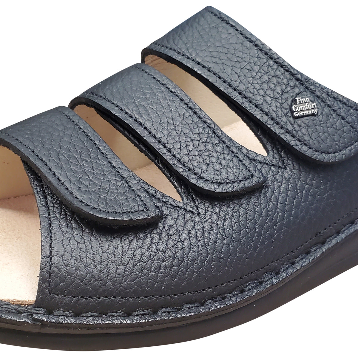 Finn Comfort Korfu Sandal, Black Bison display picture 1
