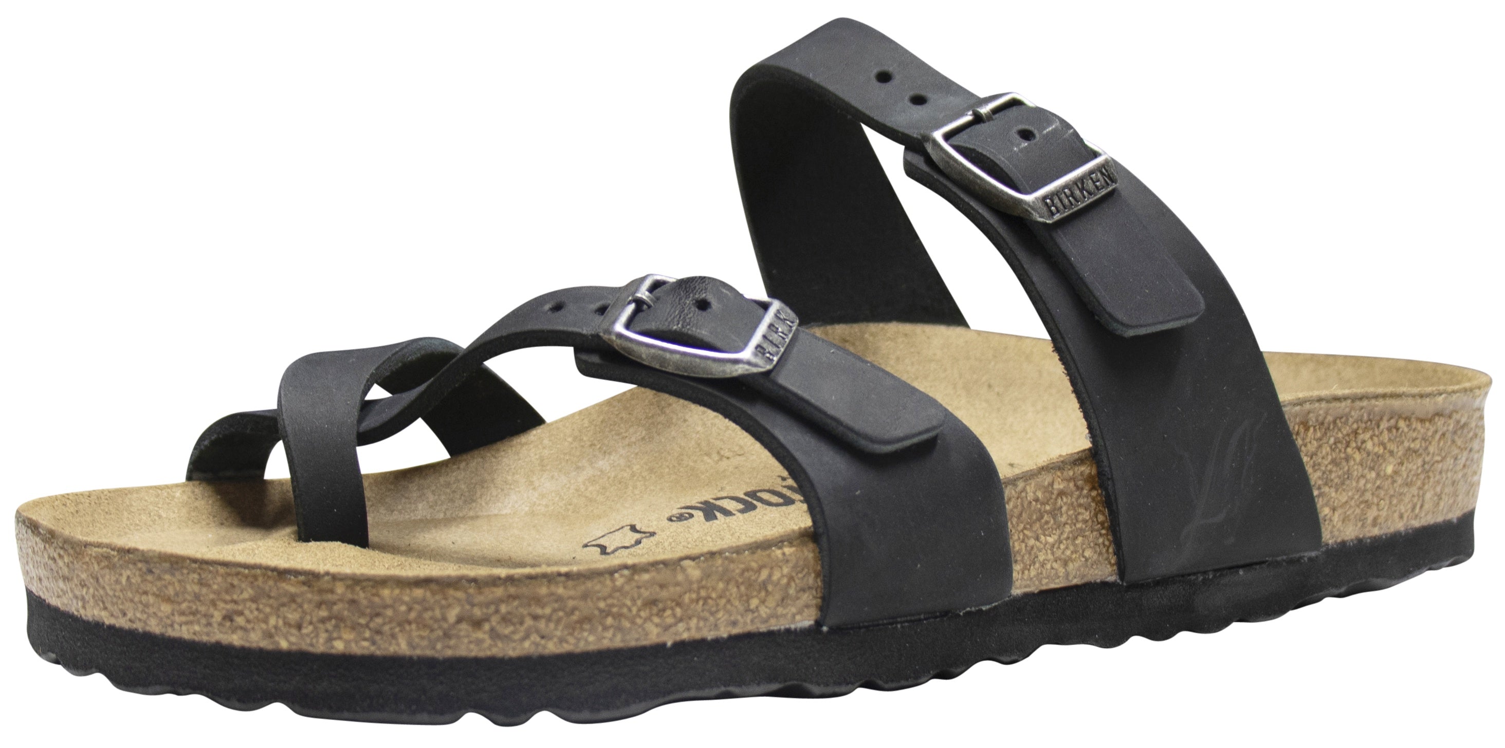 Birkenstock Mayari, Oiled Leather, Black