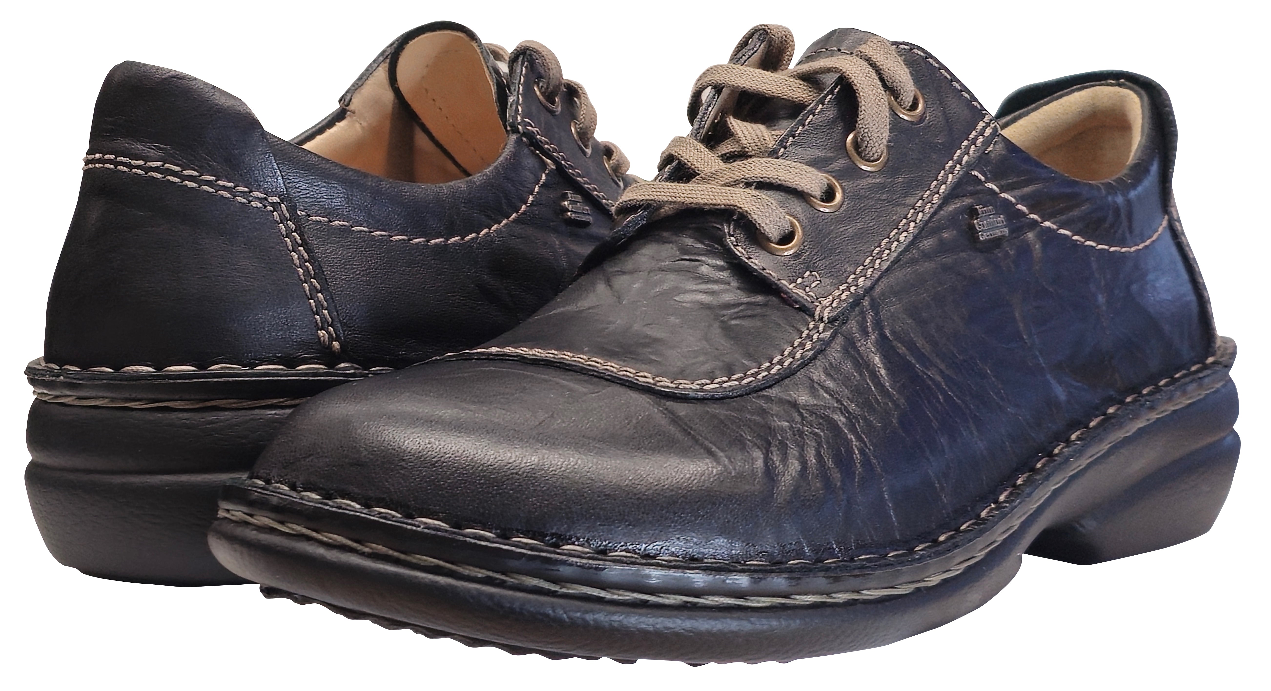 Finn Comfort Lexington, Black Plissee