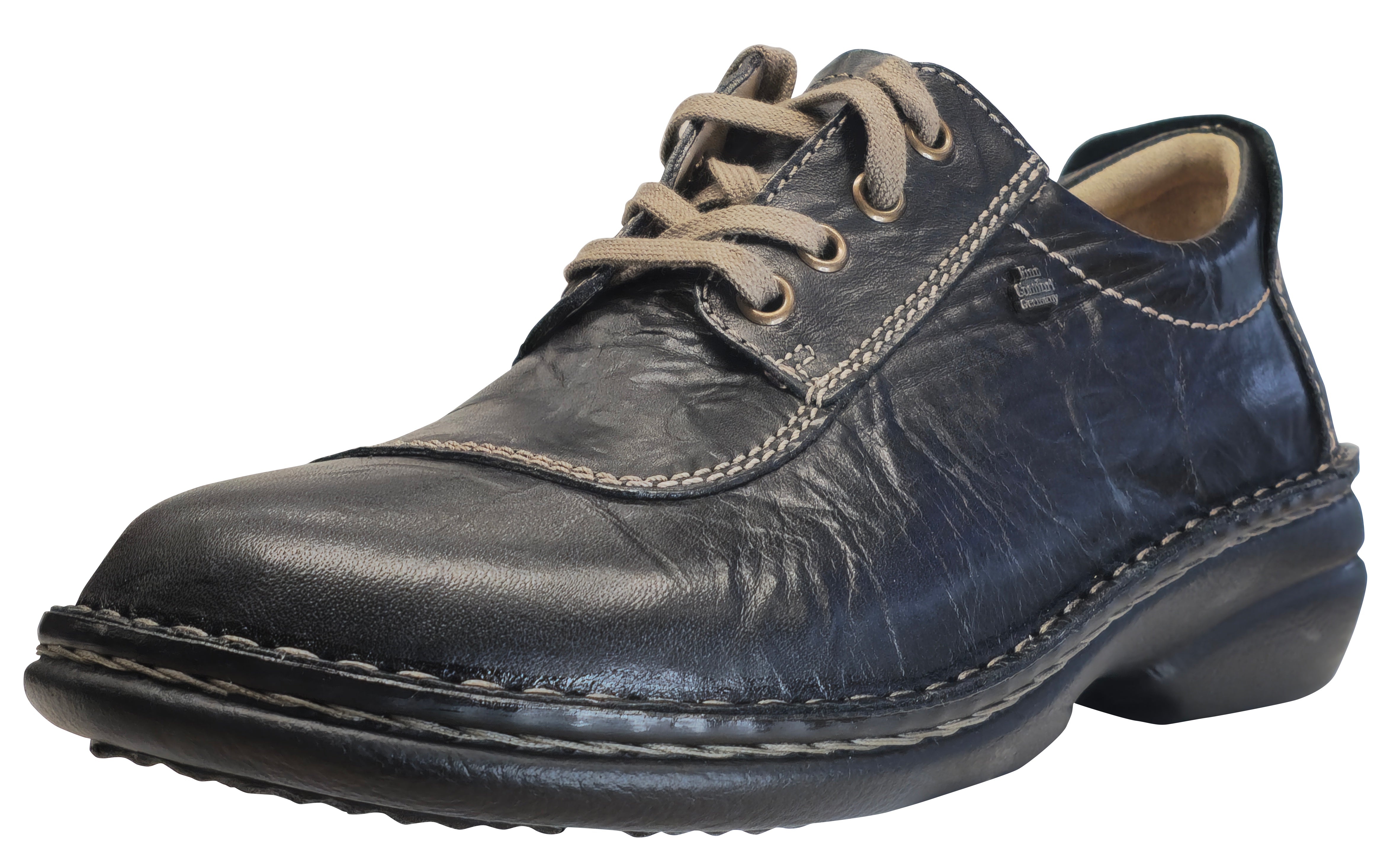 Finn Comfort Lexington, Black Plissee