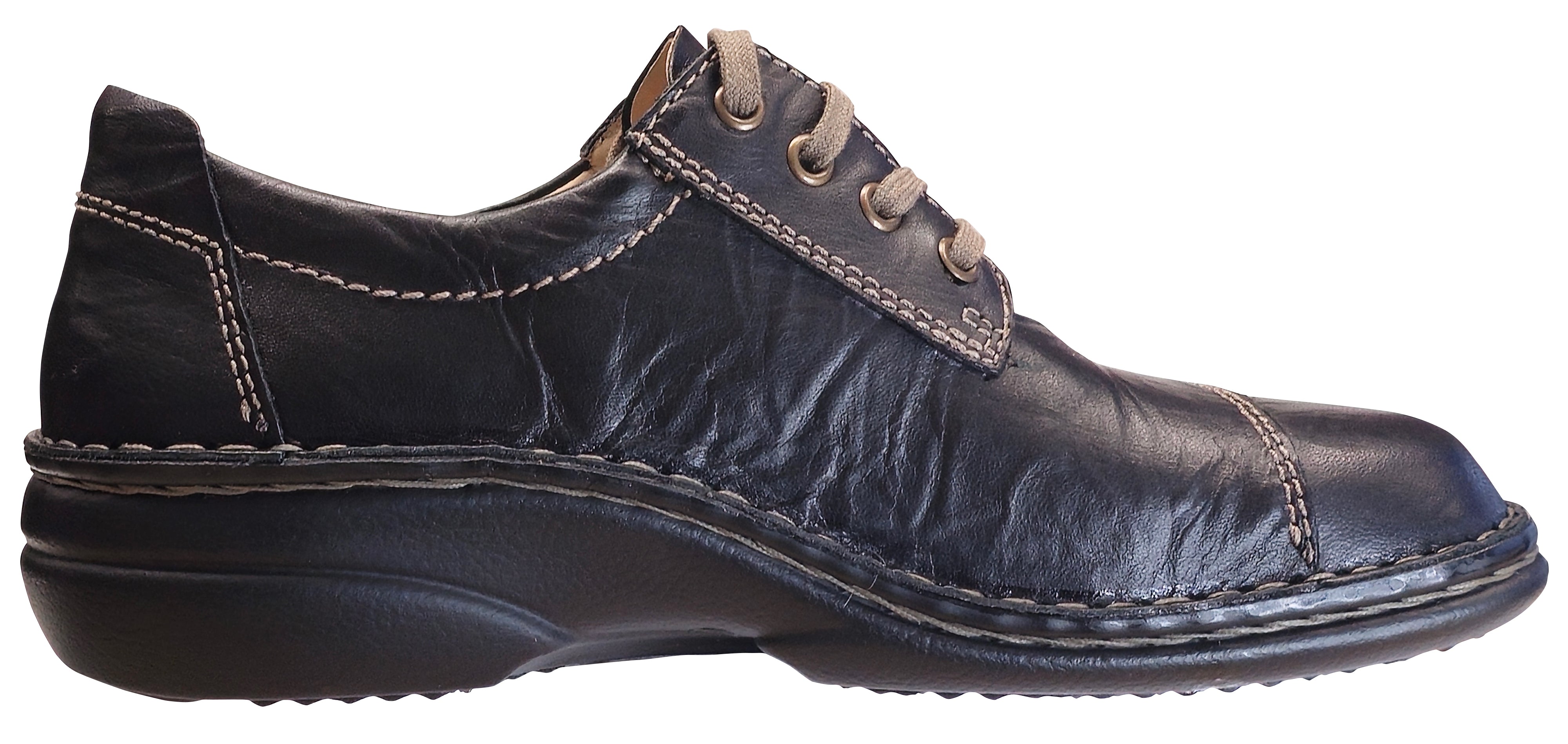 Finn Comfort Lexington, Black Plissee