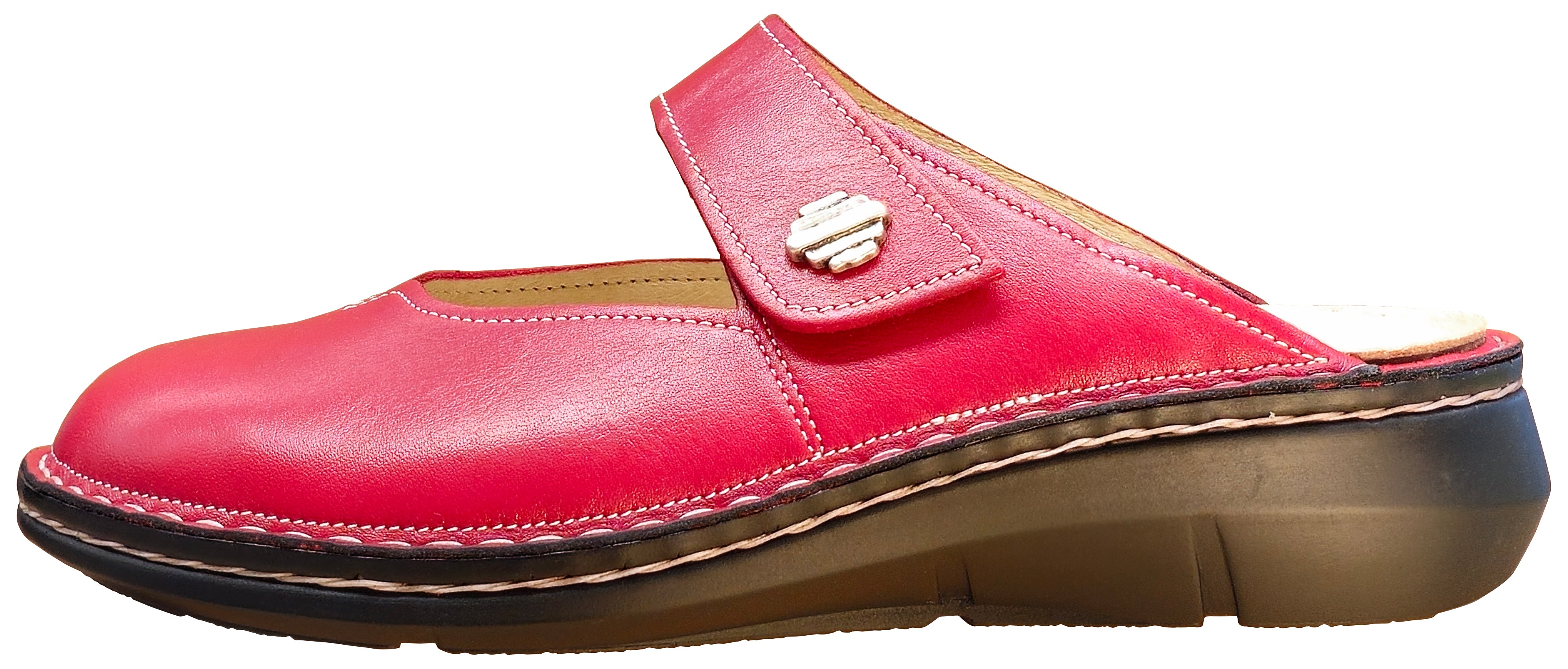 Finn Comfort Women's Clogs Roseau, Red