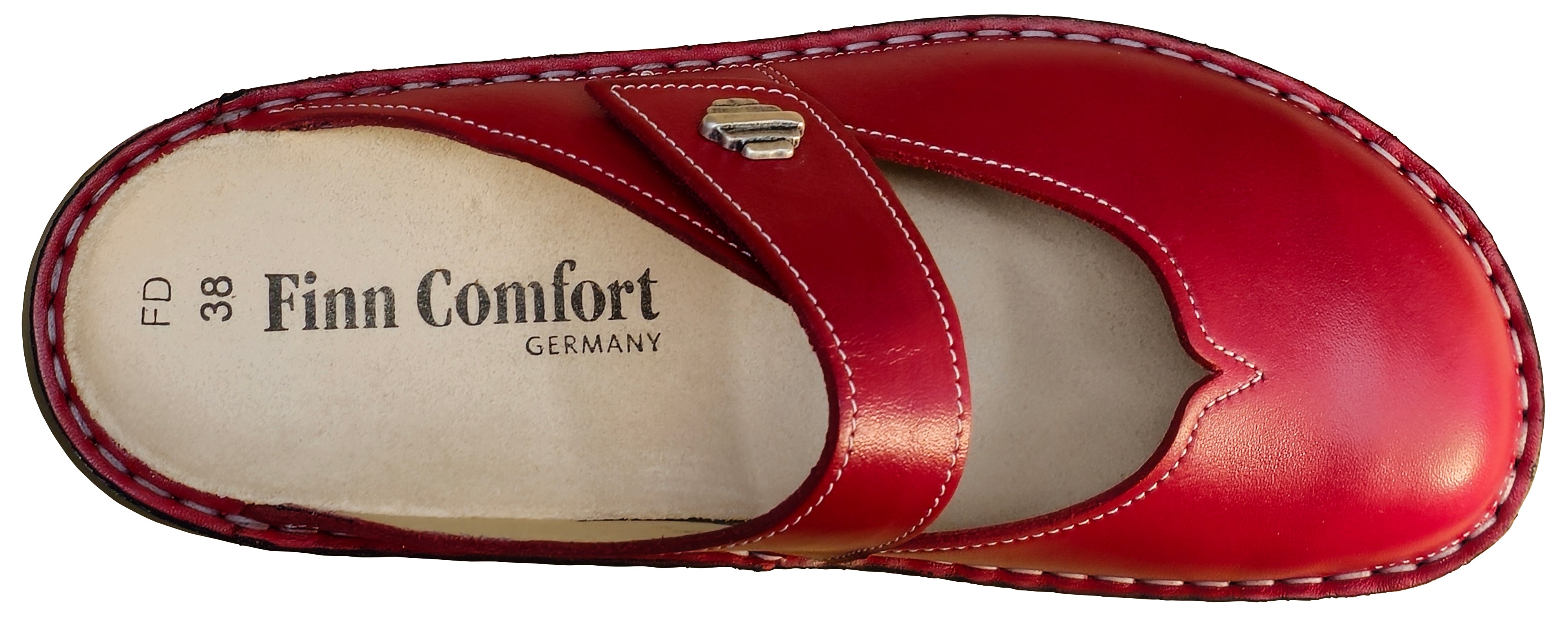 Finn Comfort Women's Clogs Roseau, Red