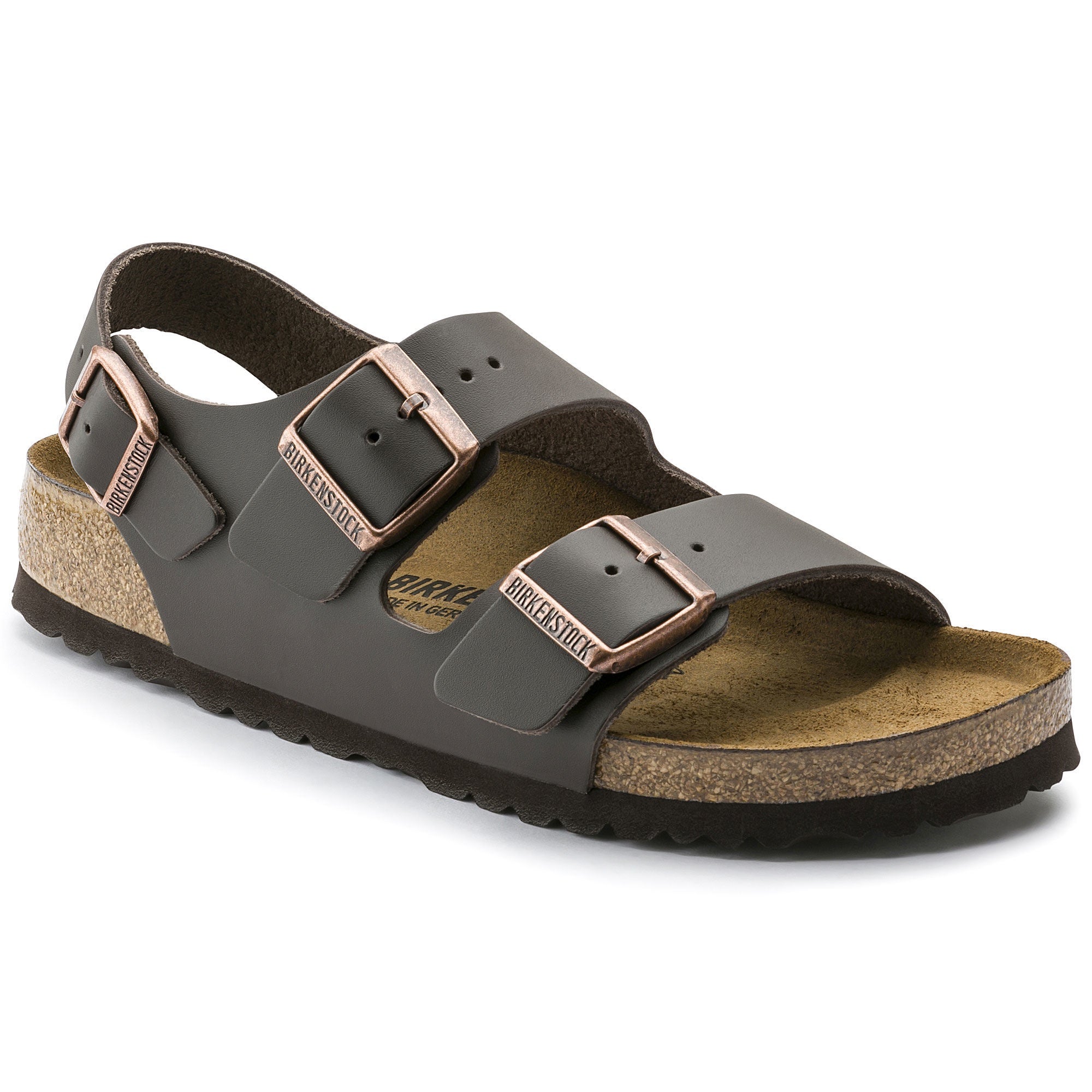 Birkenstock Milano, Dark Brown, Smooth Leather