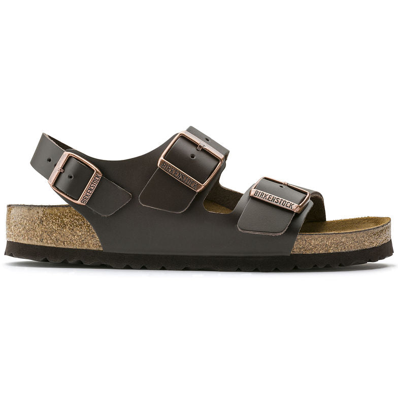 Birkenstock Milano, Dark Brown, Smooth Leather