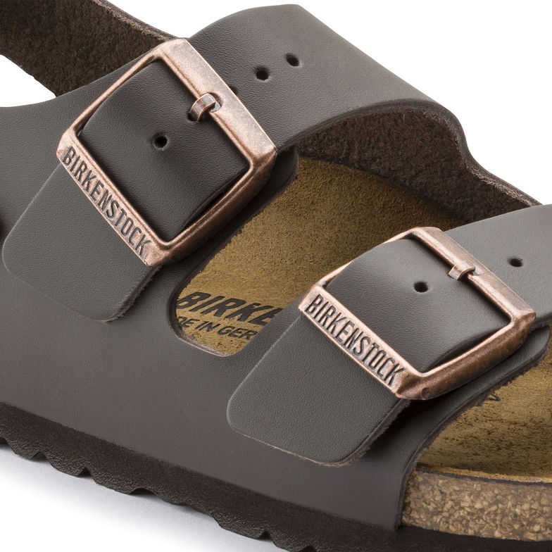 Birkenstock Milano, Dark Brown, Smooth Leather