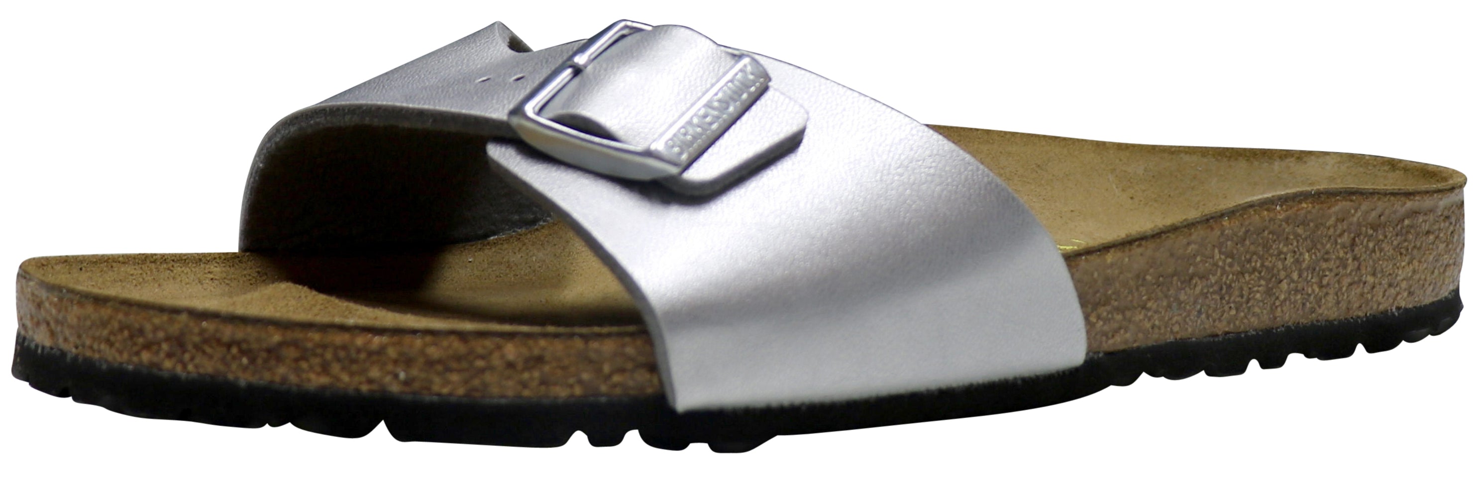 Birkenstock Madrid Birko-Flor Silver