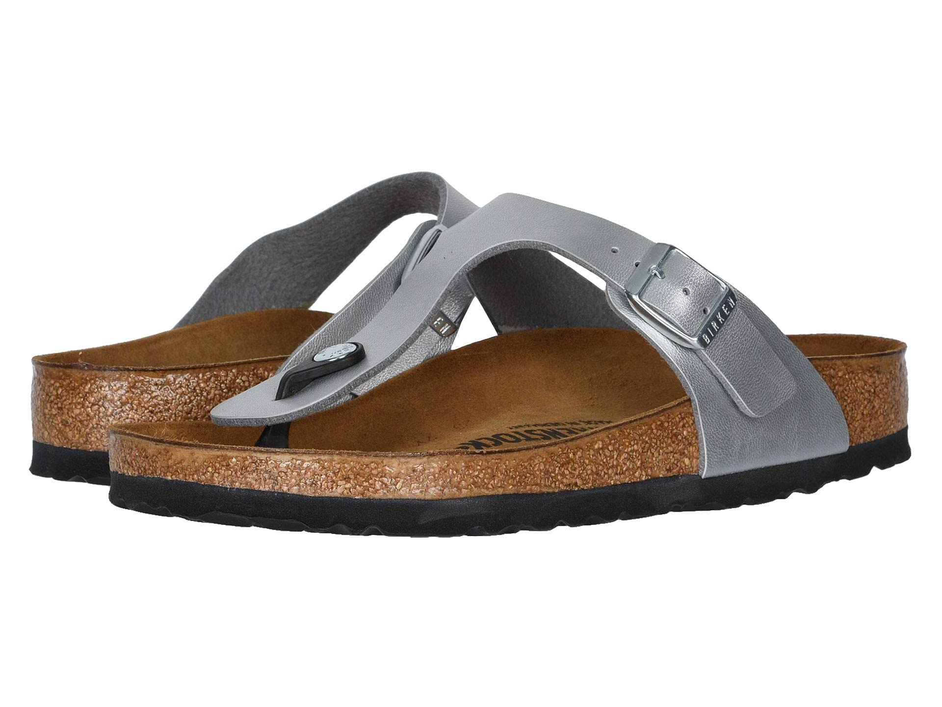 Birkenstock Gizeh Birko-Flor Silver