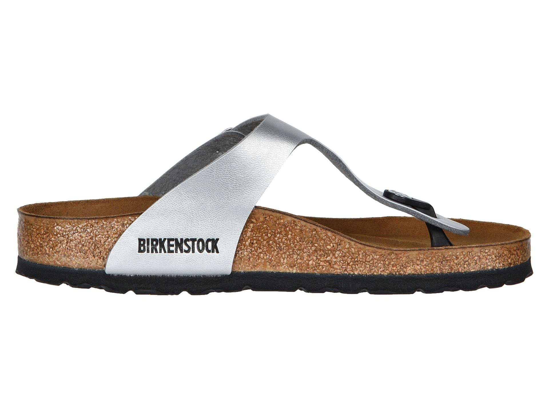 Birkenstock Gizeh Birko-Flor Silver