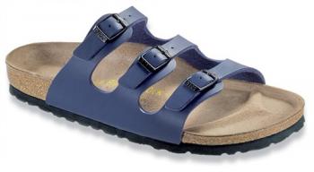 Birkenstock Women's Sandal Florida, Blue, Birko-Flor