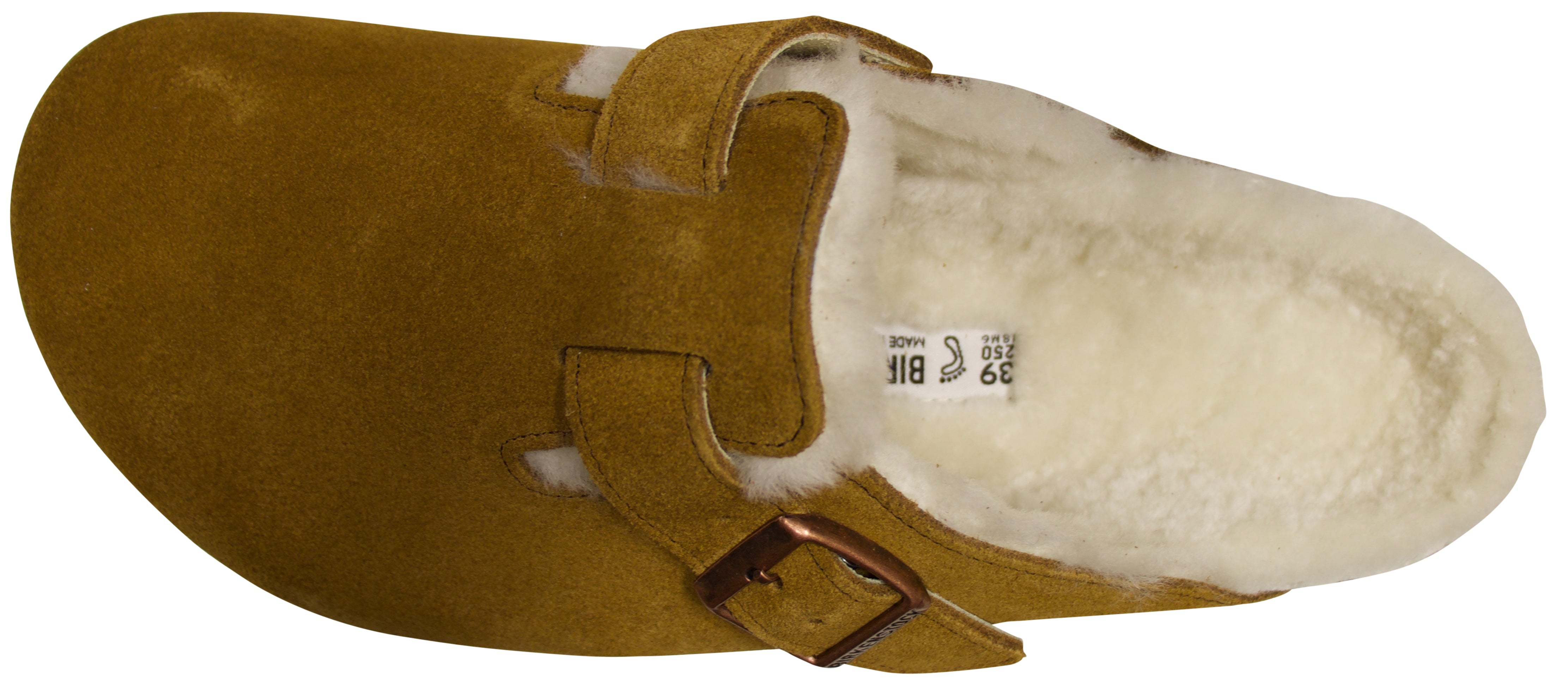 Birkenstock Boston, Mink, Suede/Shearling