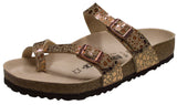 Birkenstock Women's Mayari Sandals, Metallic Stones Copper, Birko-Flor