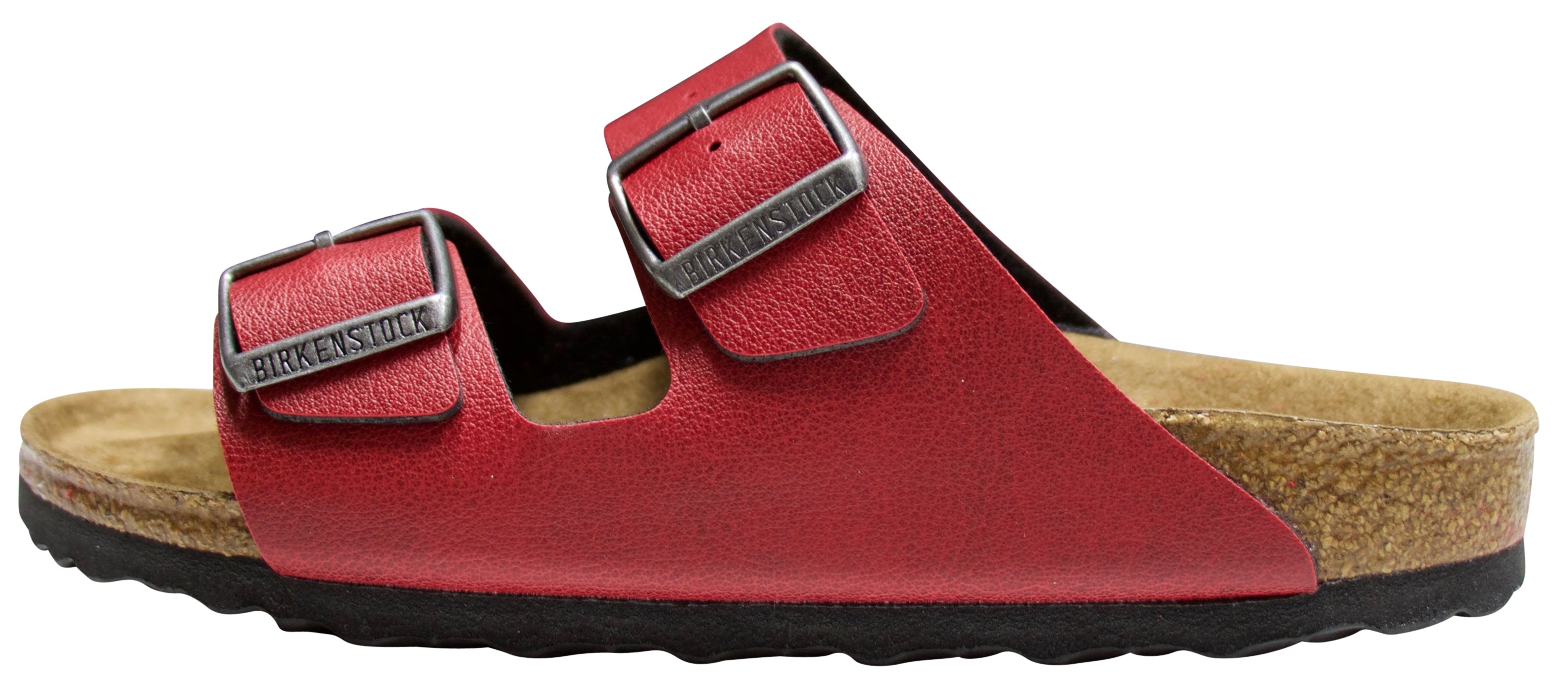 Birkenstock Arizona Vegan, Birko-Flor, Pull up Bordeaux