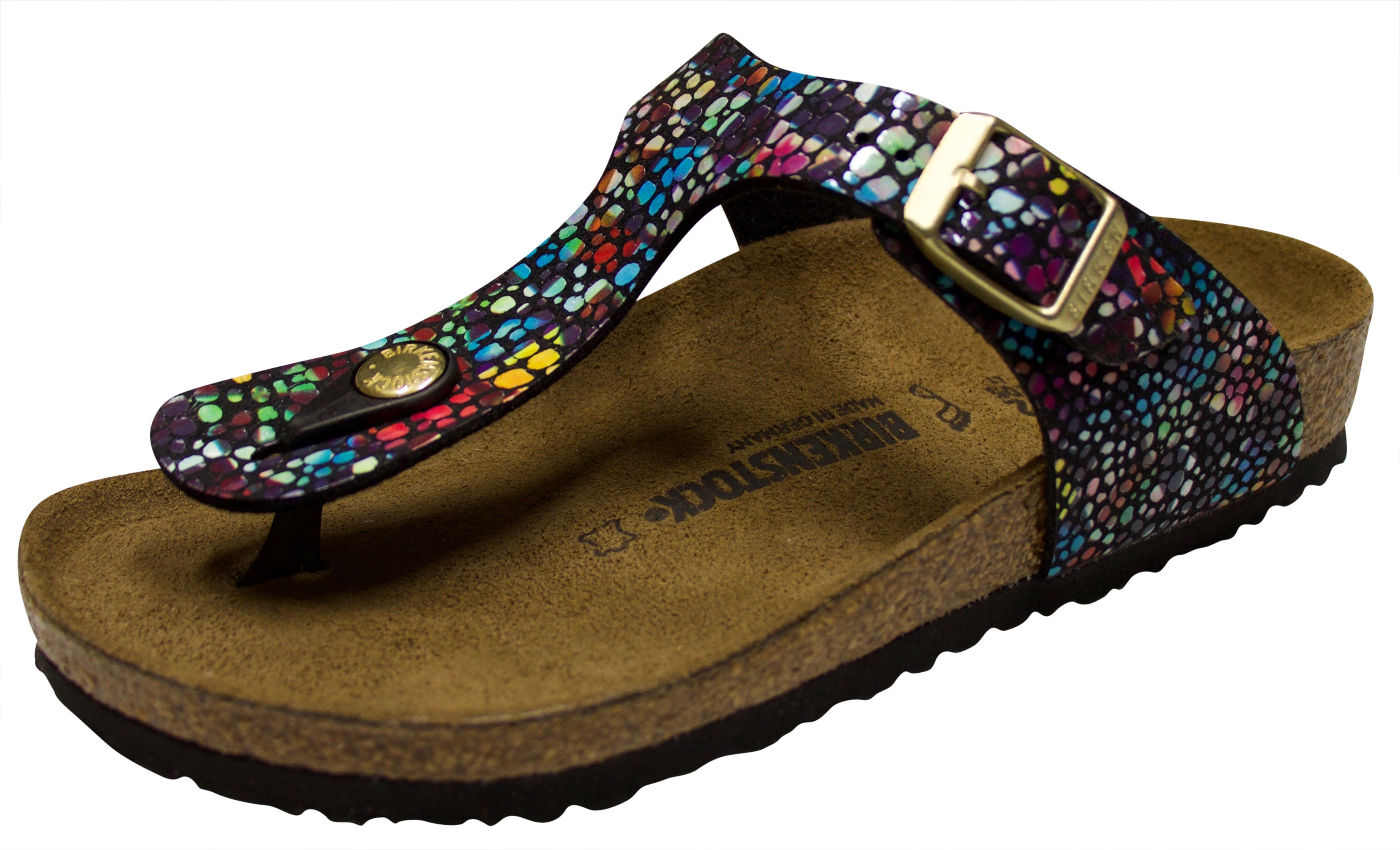 Birkenstock Gizeh Kids, Birko Flor, Oriental Mosaic Black