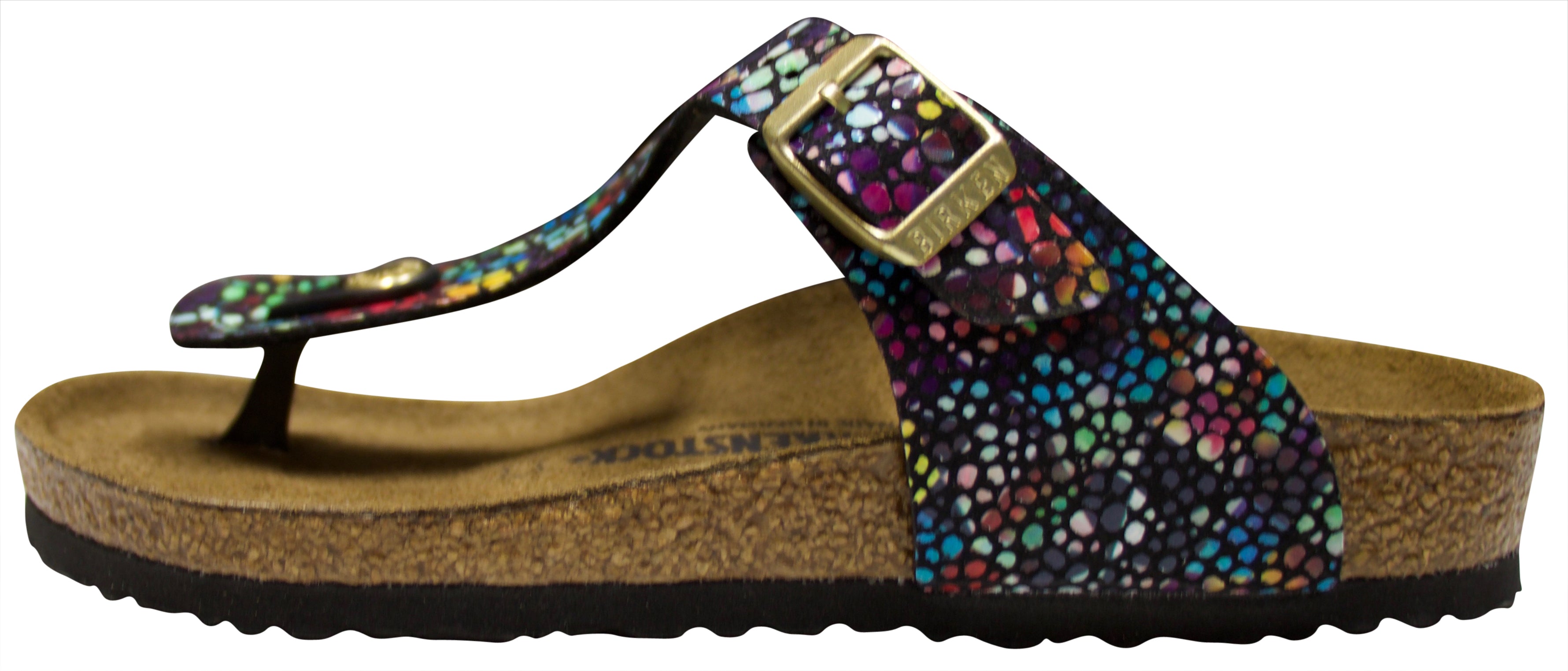 Birkenstock Gizeh Kids, Birko Flor, Oriental Mosaic Black