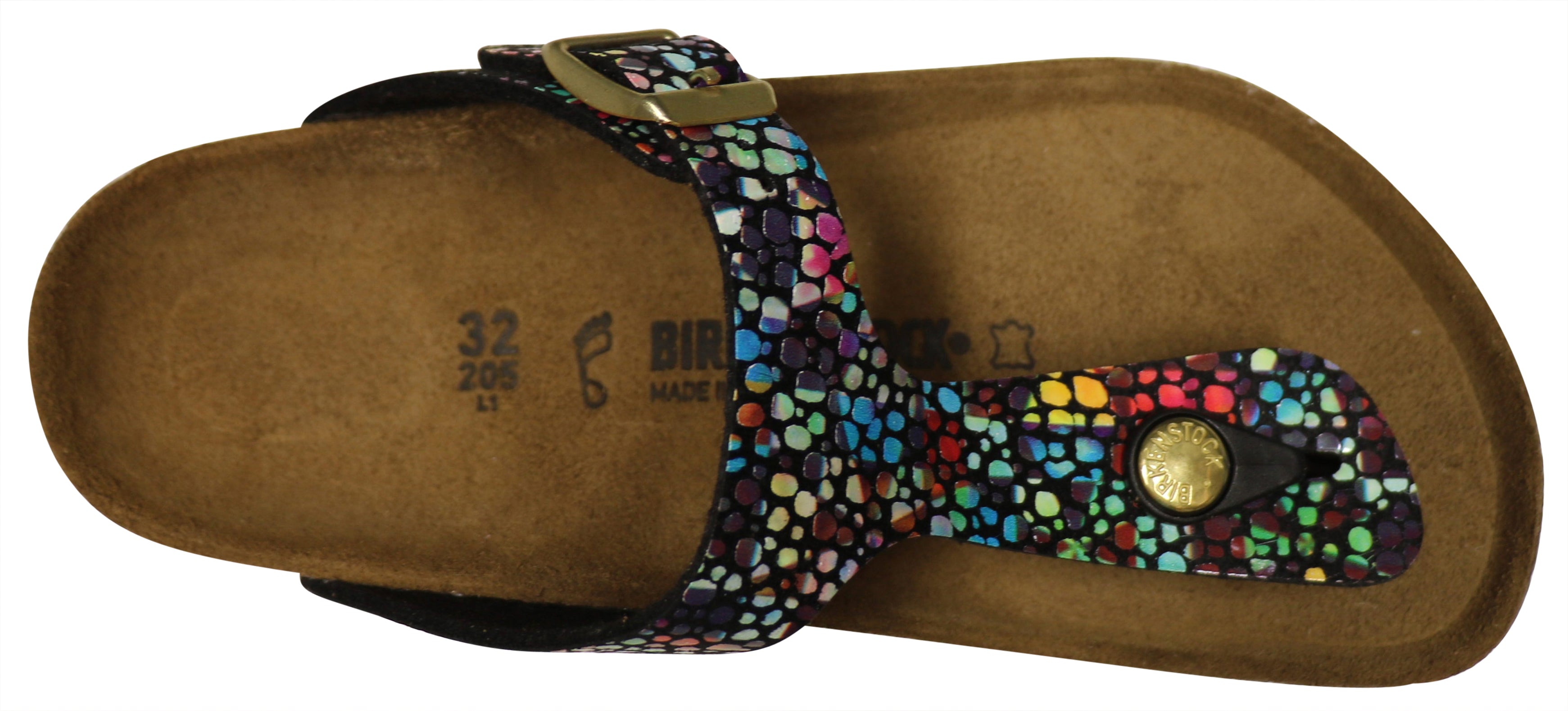 Birkenstock Gizeh Kids, Birko Flor, Oriental Mosaic Black