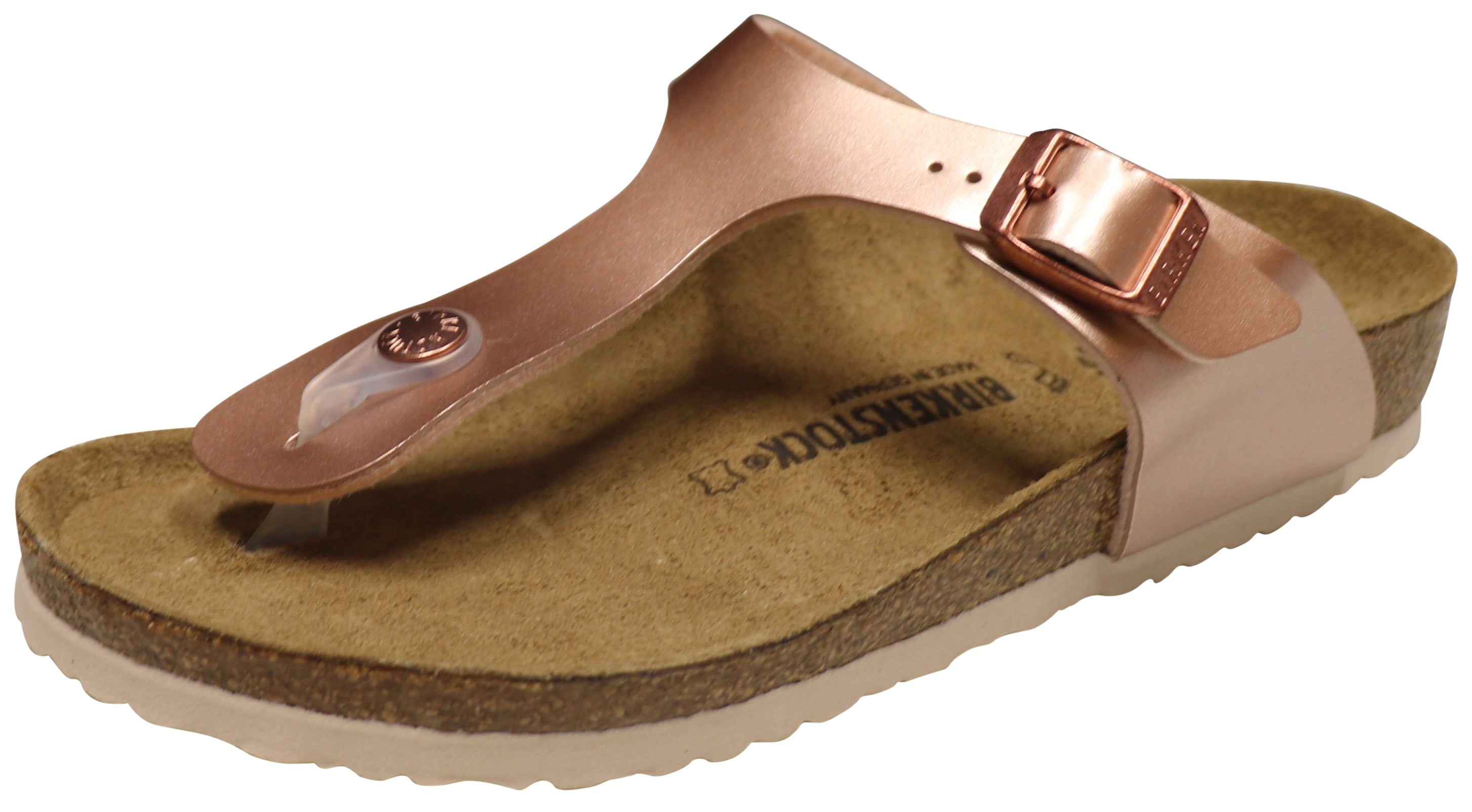 Birkenstock Gizeh Kids, Electric Metallic Copper, Birko-Flor