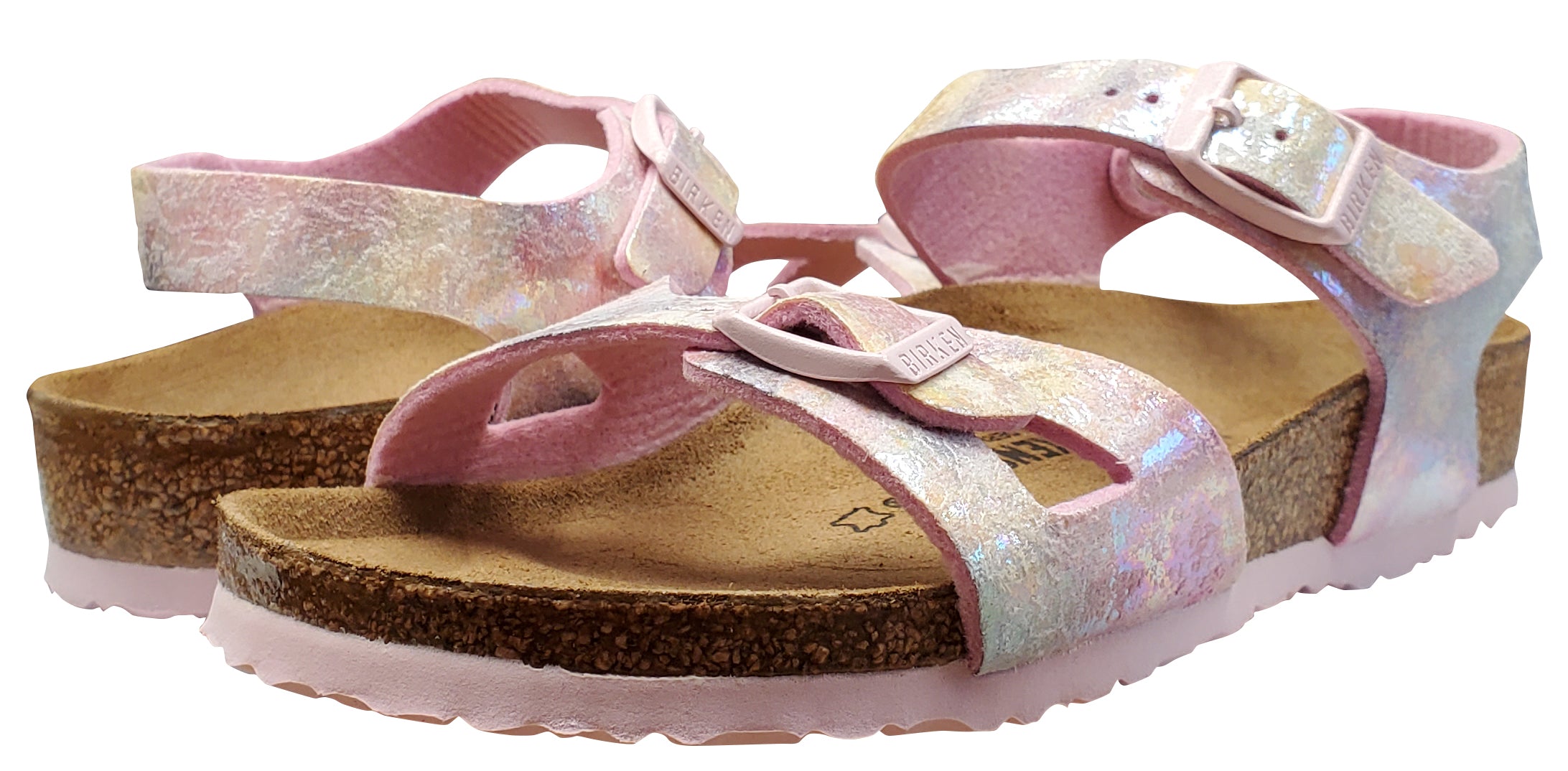 Birkenstock Rio Kids, Water Color Multicolor, Microfiber