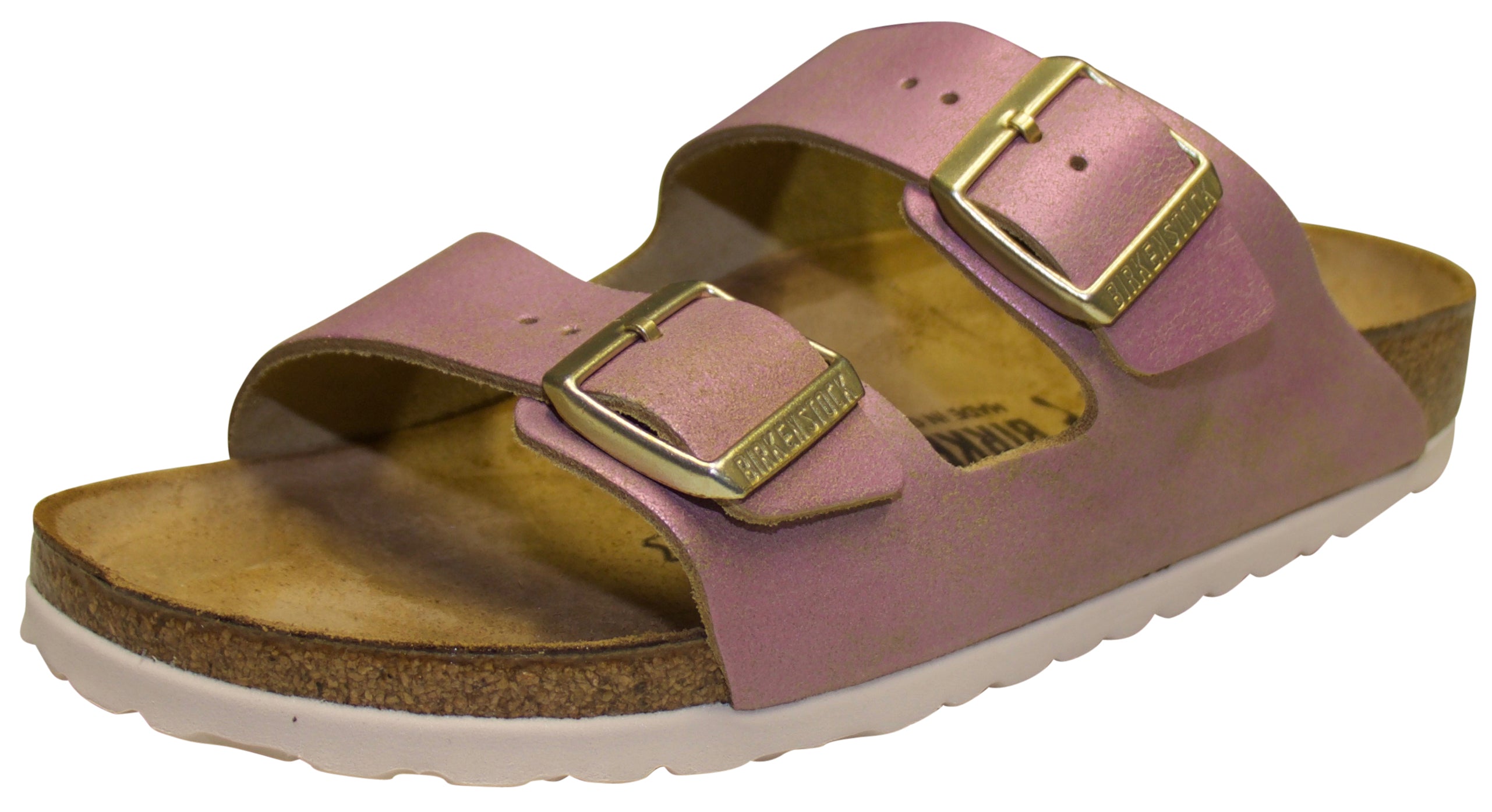 Birkenstock Arizona, Washed Metallic Pink, Suede