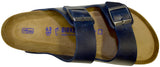 Birkenstock Arizona Soft Foot-bed, Blue, Oiled Leather
