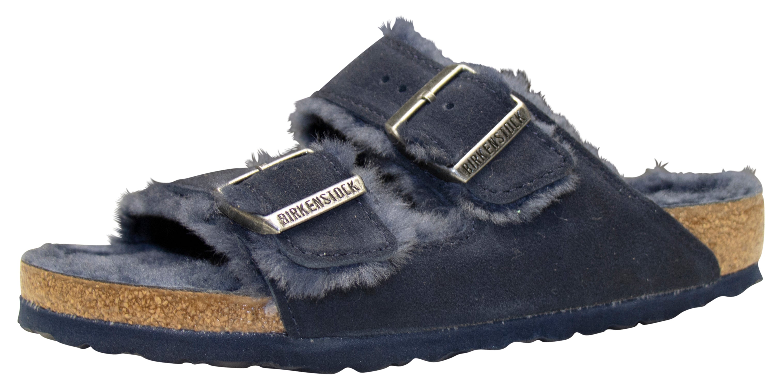 Birkenstock Arizona, Mink, Suede/Shearling, Night