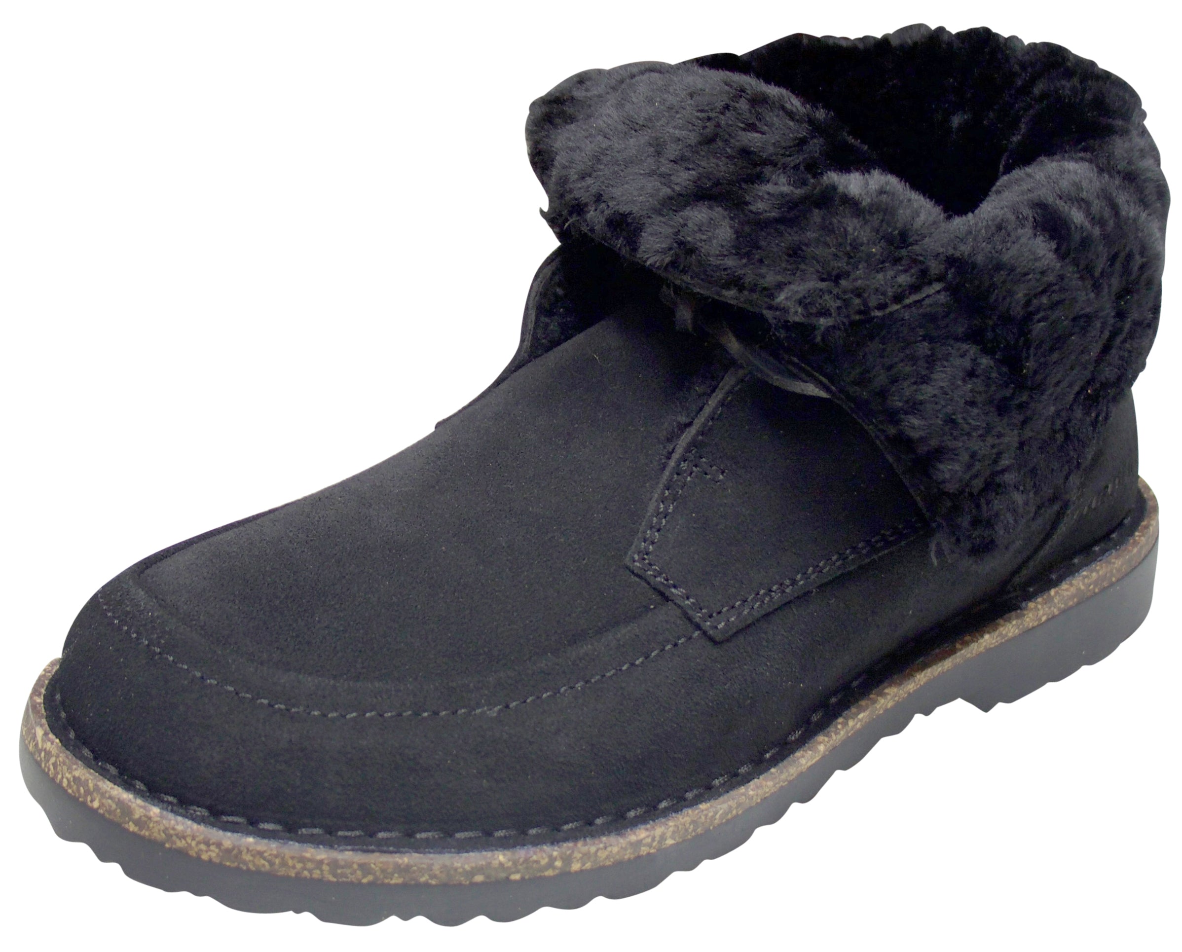 Birkenstock Bakki, Black, Hydrophobic-Leather