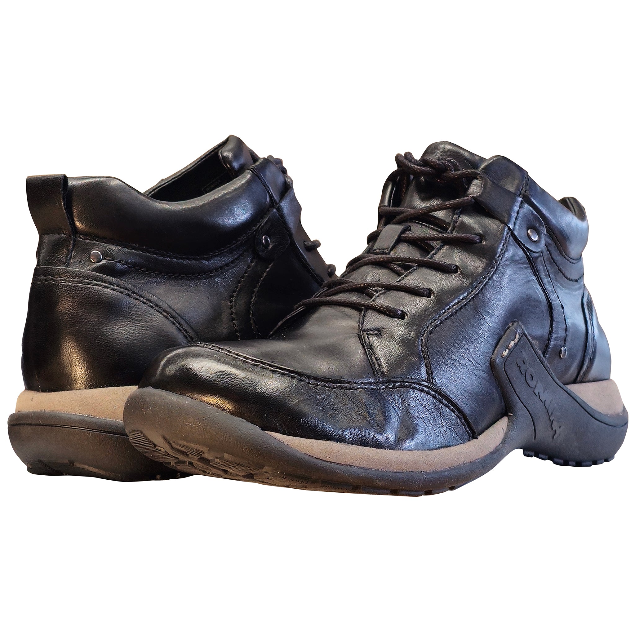 Romika Women's Milla 112 Leather Ankle Boot Black