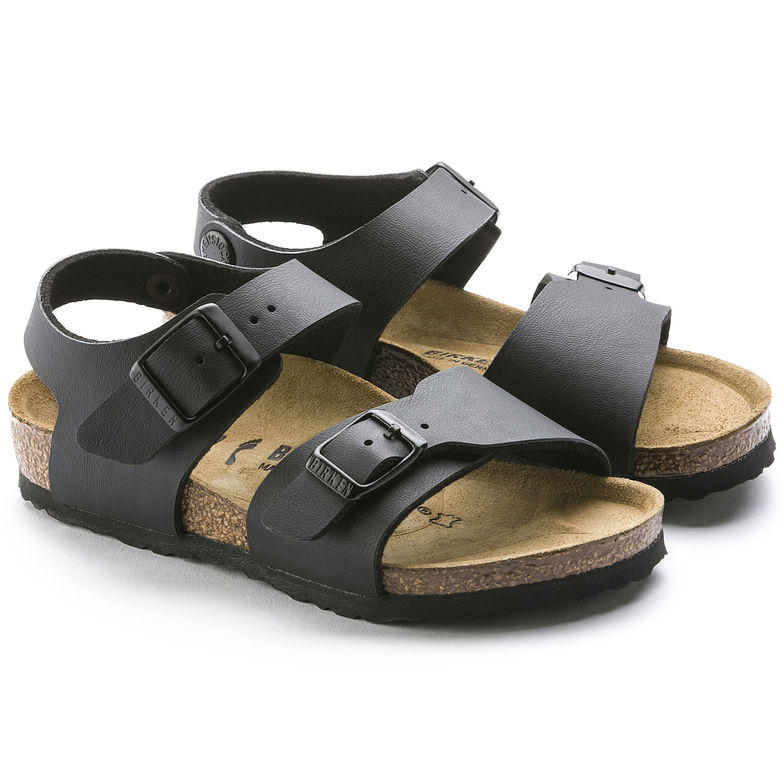 Birkenstock New York Kids,  Birko-Flor, Black