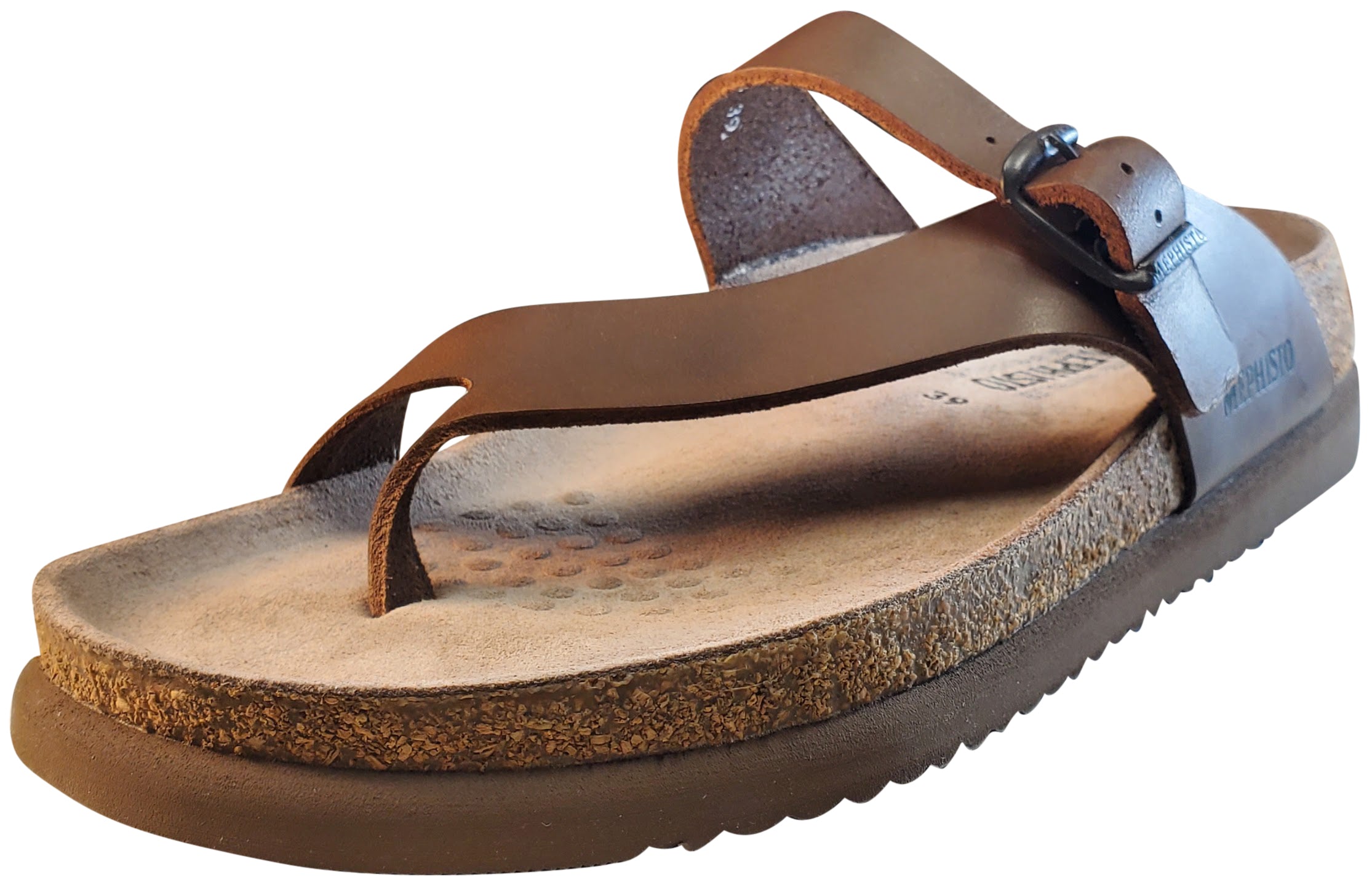 Mephisto Women's Helen Plus Sandal, Dark Brown