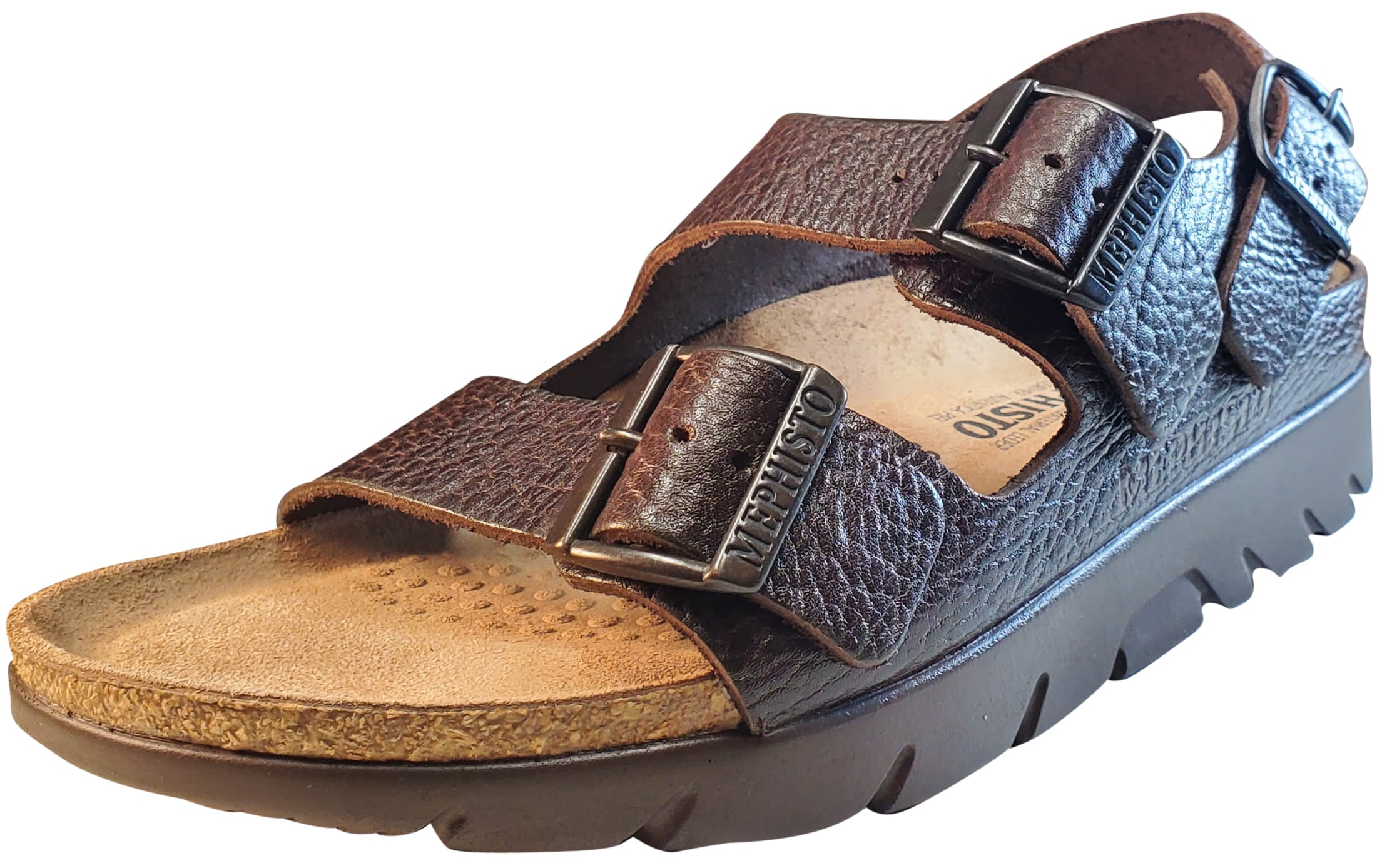 Mephisto Zeus Sandal Dark Brown