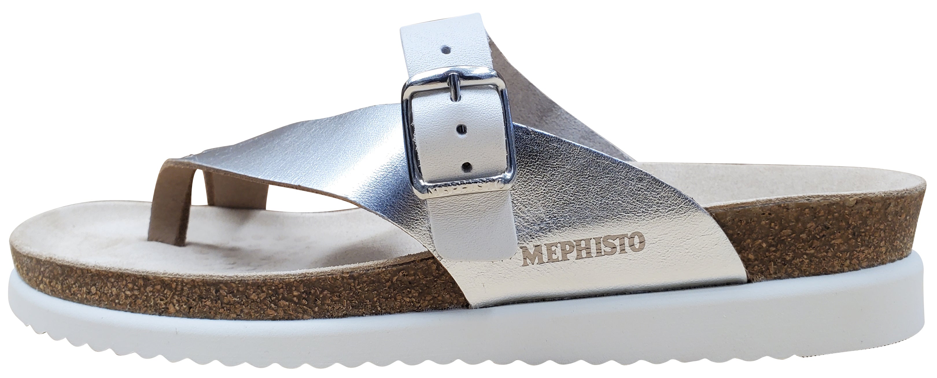 Mephisto Helen Sandal Silver Vega