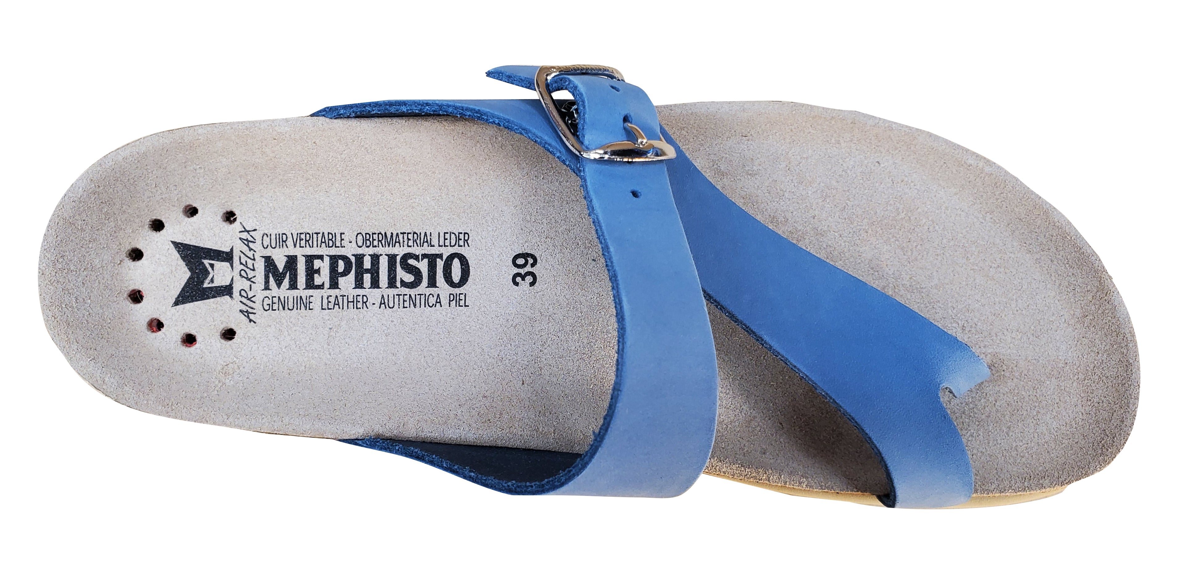 Mephisto Helen Sandal Sea Blue