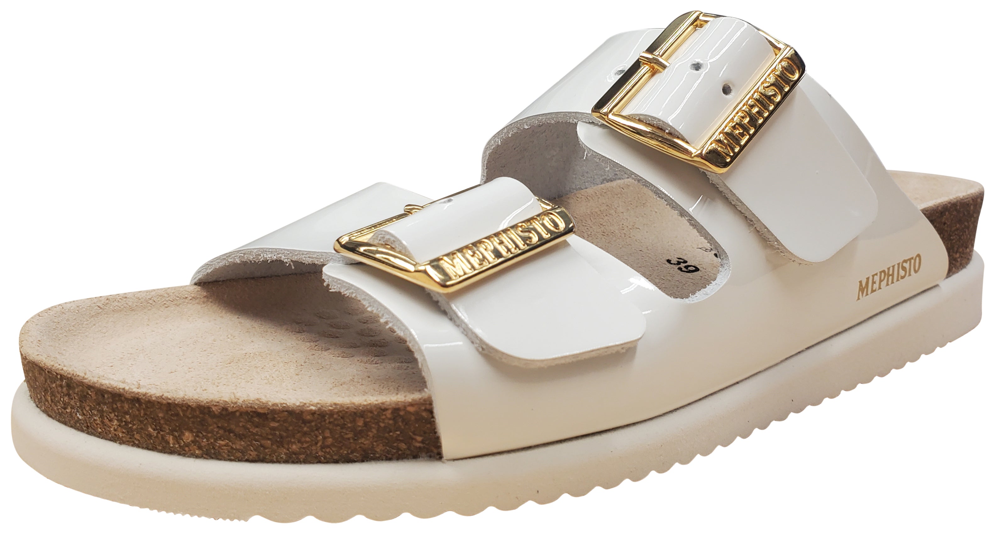 Mephisto Women's Hester Sandal White Vernis