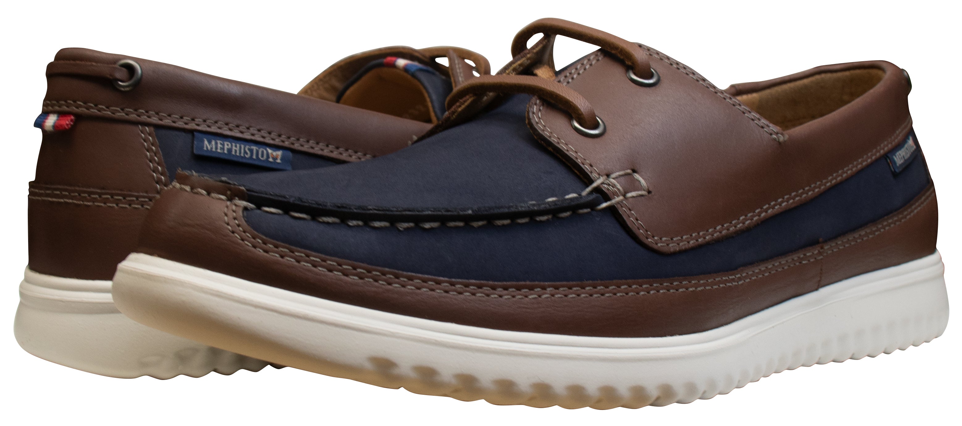 Mephisto Men's Trevis Boat Shoe Navy