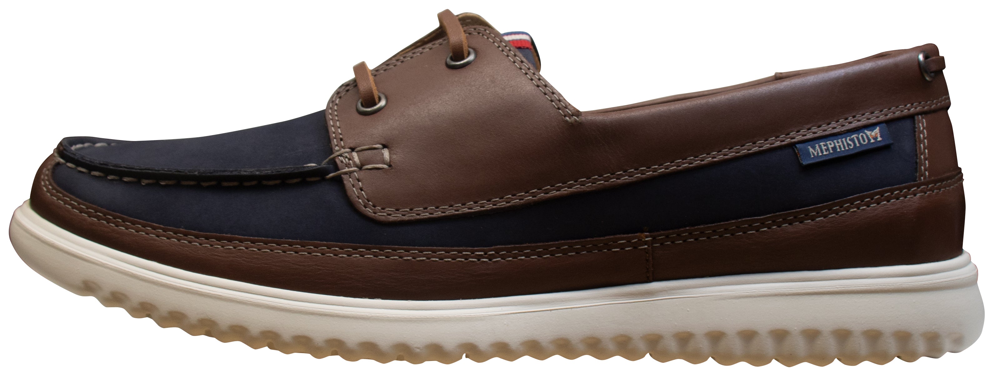 Mephisto Men's Trevis Boat Shoe Navy