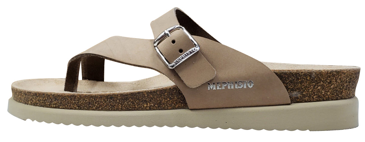 Mephisto Helen Sandal Light Taupe Sandalbuck 6018/18