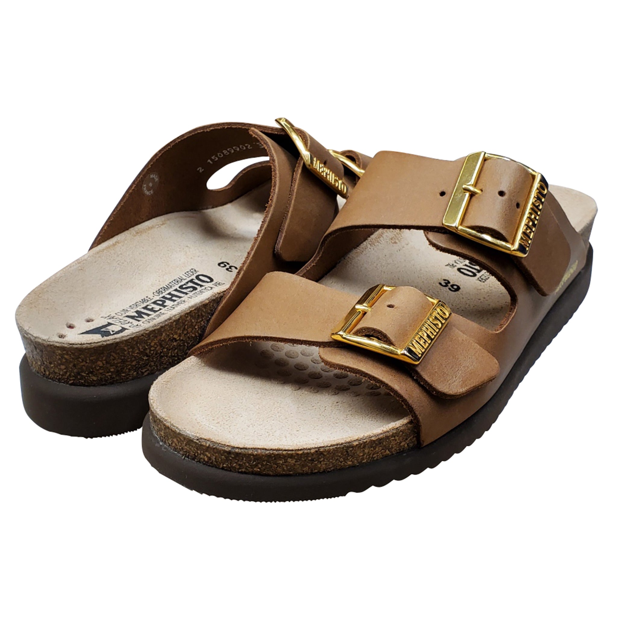 Mephisto Women's Hester Sandal Camel Scratch