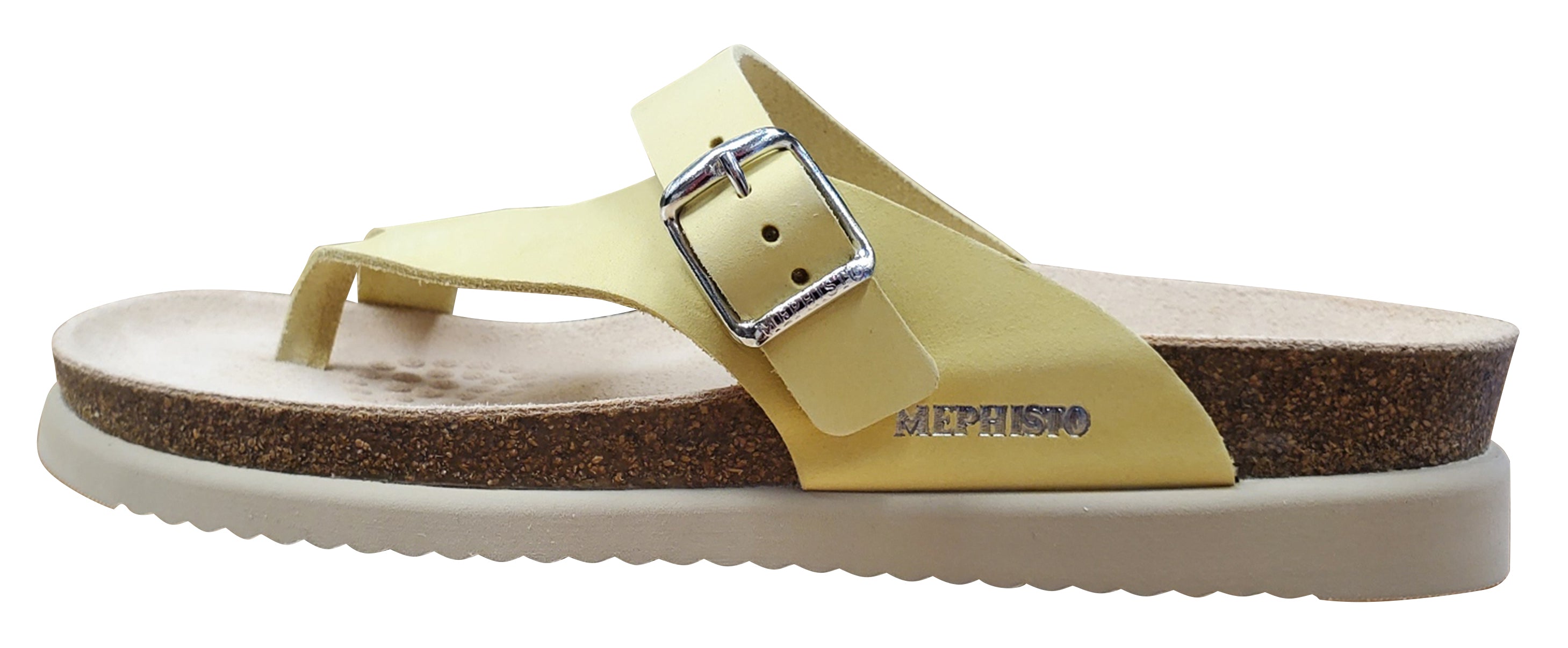 Mephisto Helen Sandal Yellow Sandalbuck