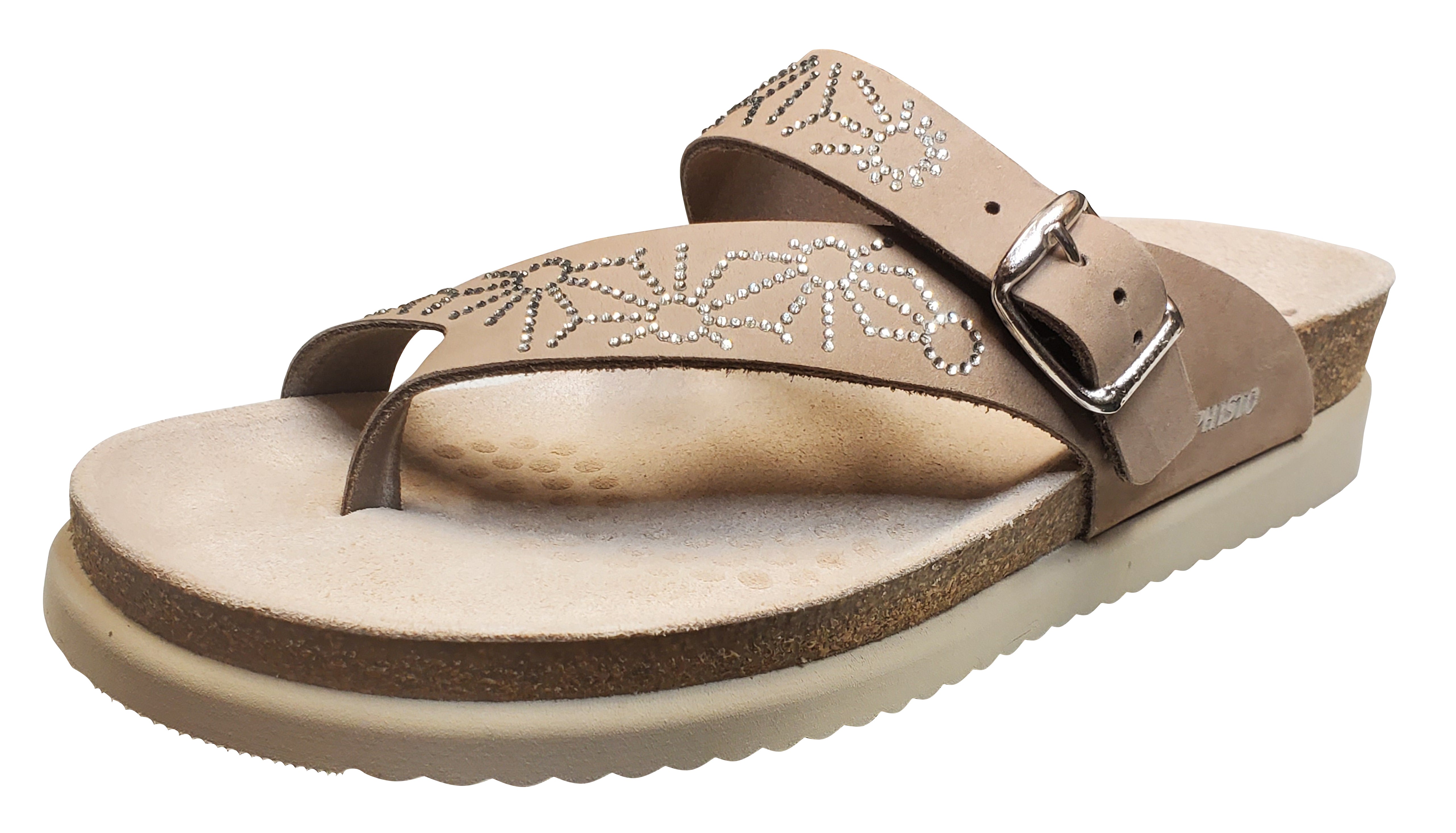 Mephisto Helen Sandal Light Taupe Sandalbuck