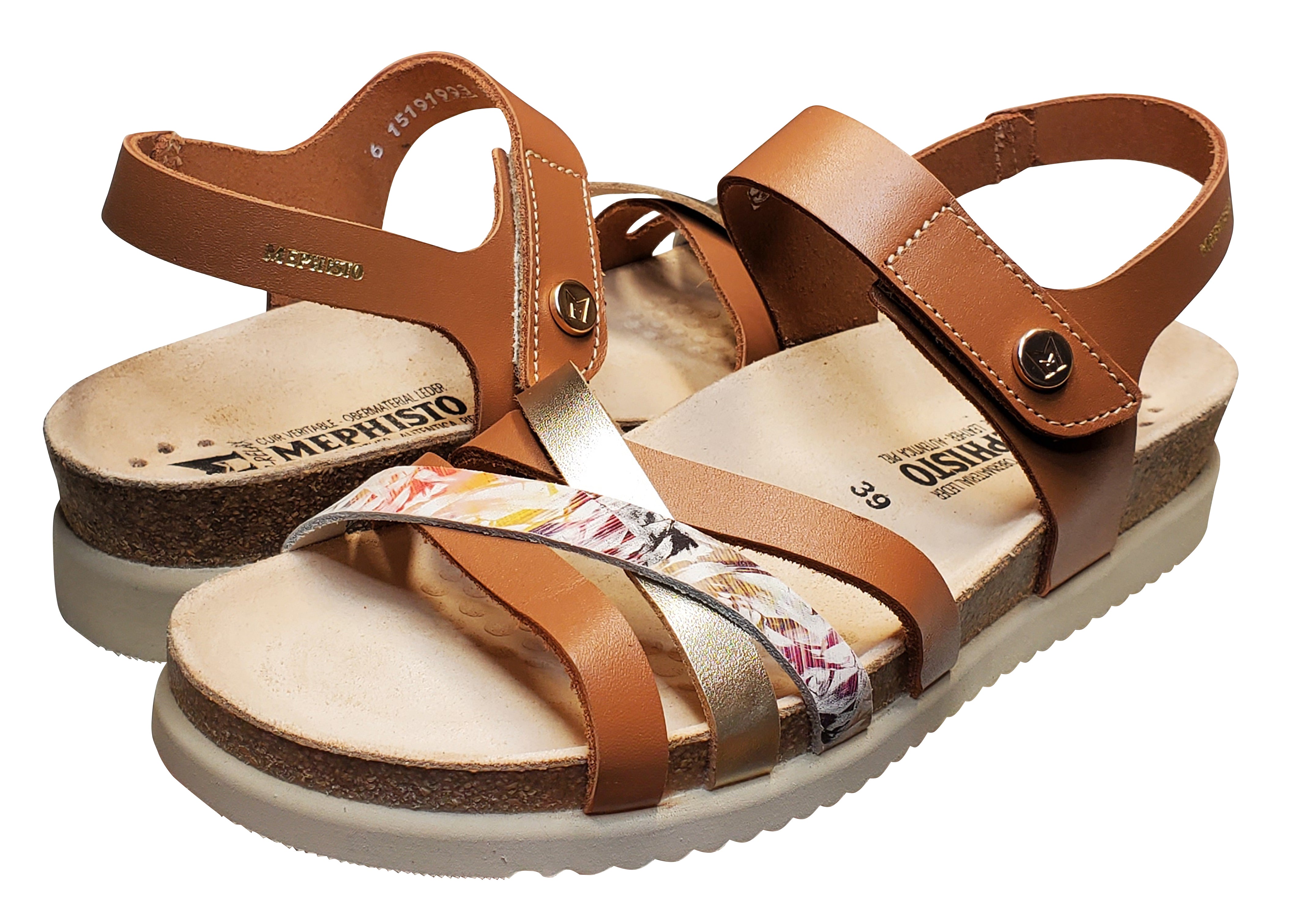 Mephisto Halinka Sandal Camel Sandanyl