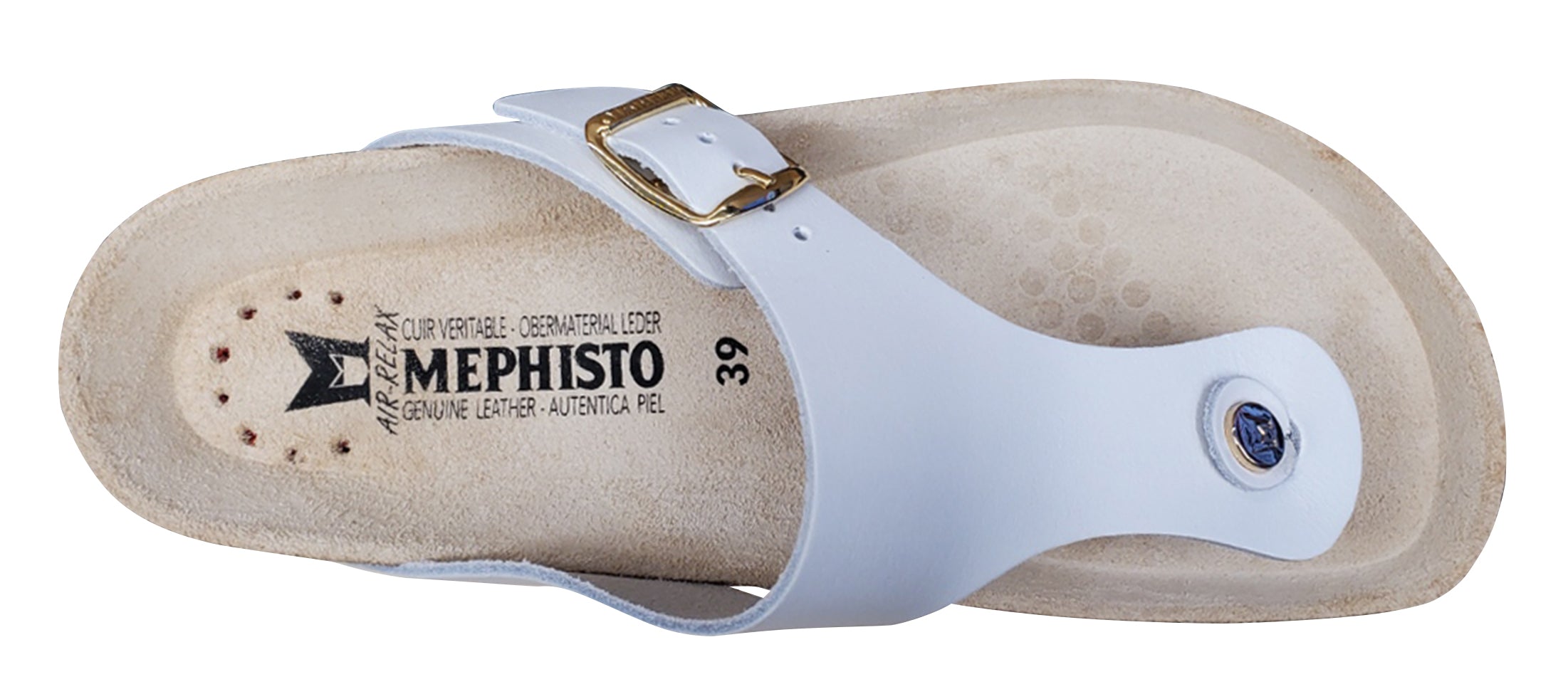 Mephisto Melinda Sandal White Sandanyl