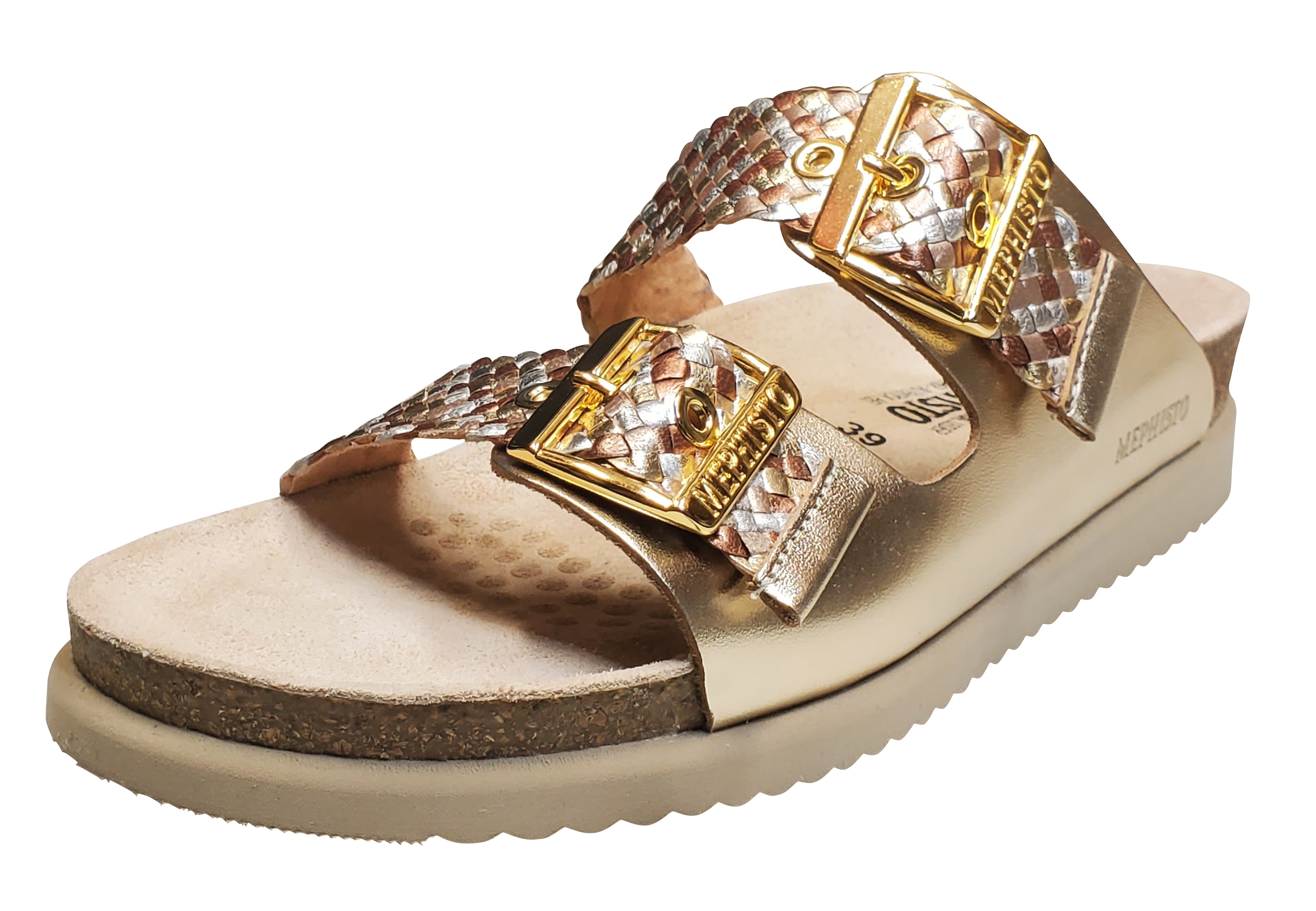 Mephisto Women's Hester Twist Sandal Gold Vega