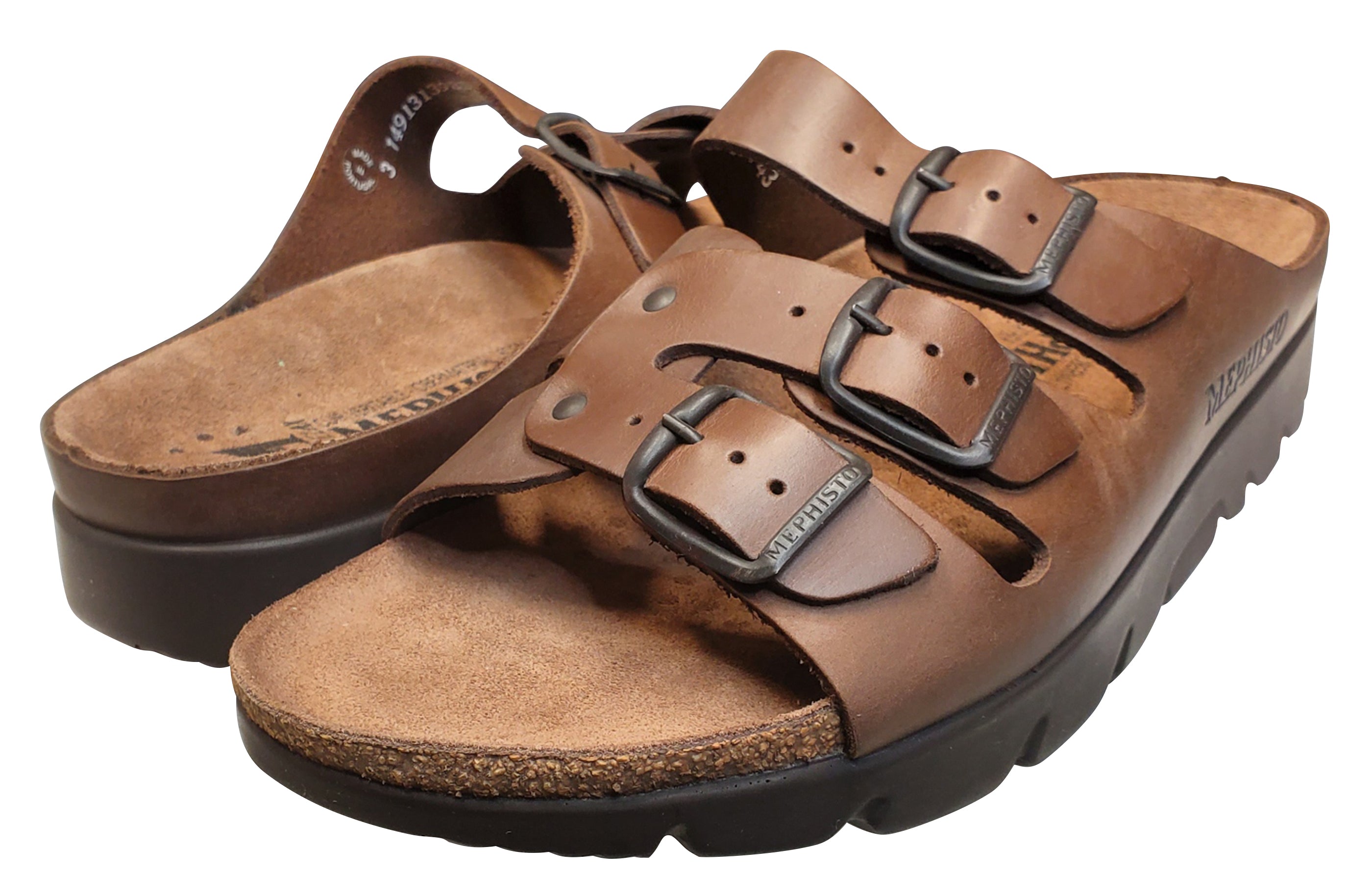 Mephisto Zach Fit Sandal Zach Fit Dark Brown Scratch