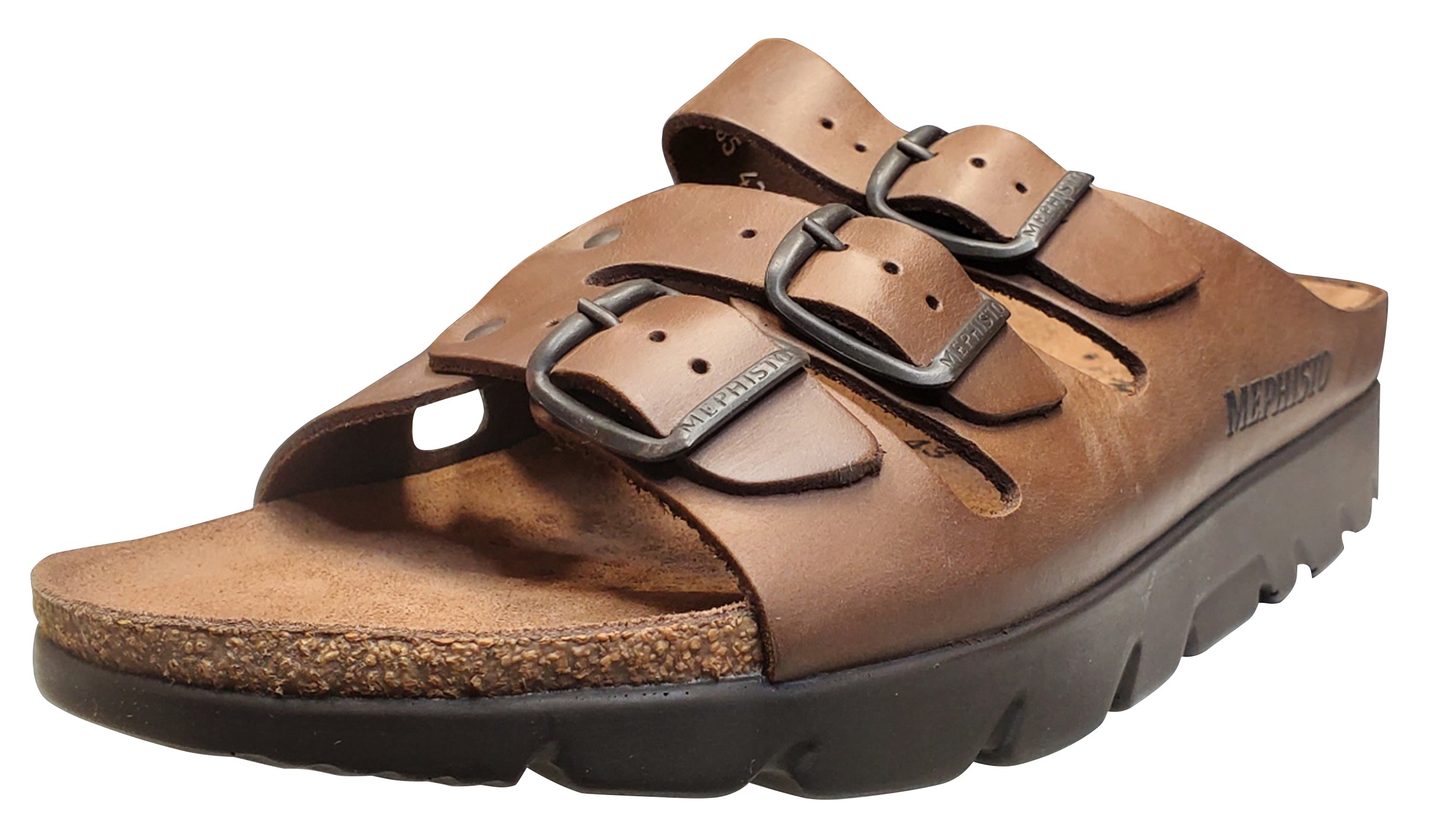 Mephisto Zach Fit Sandal Zach Fit Dark Brown Scratch