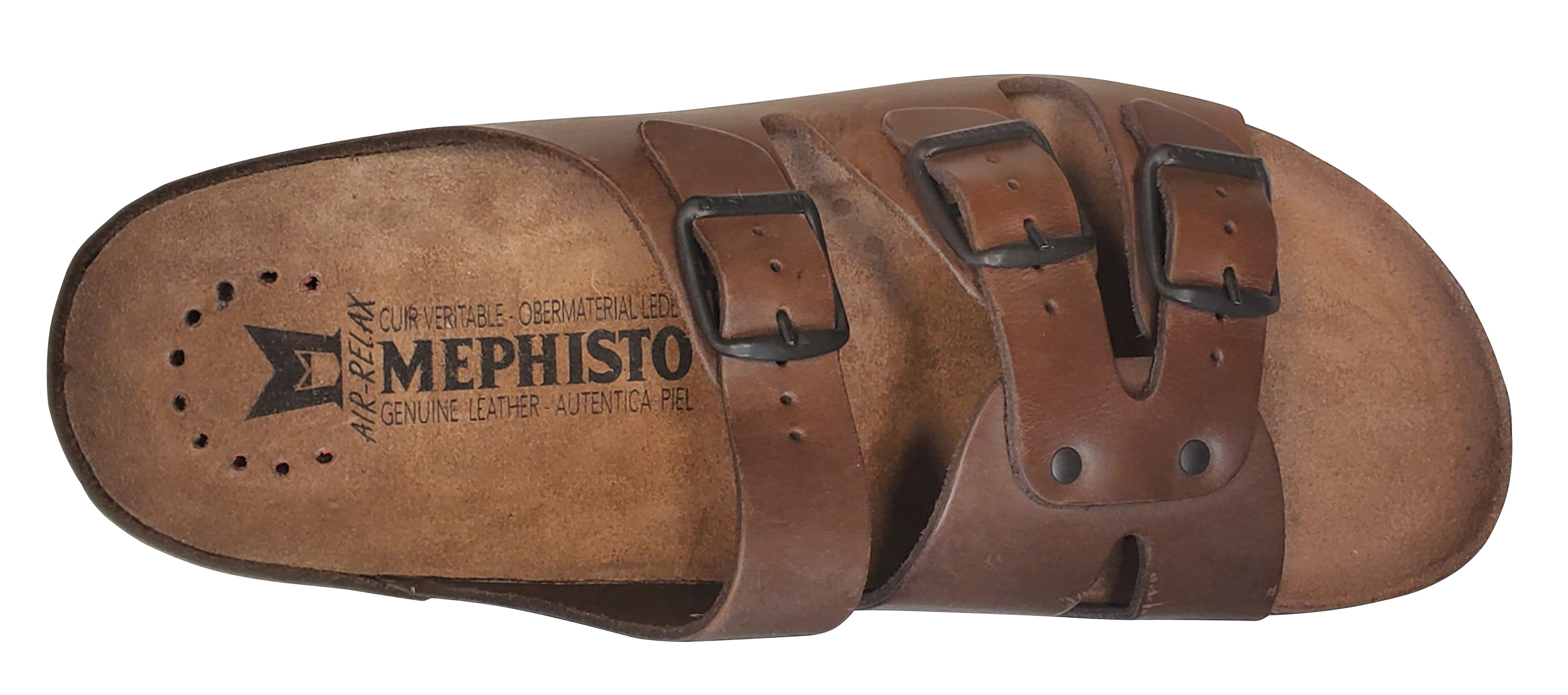 Mephisto Zach Fit Sandal Zach Fit Dark Brown Scratch