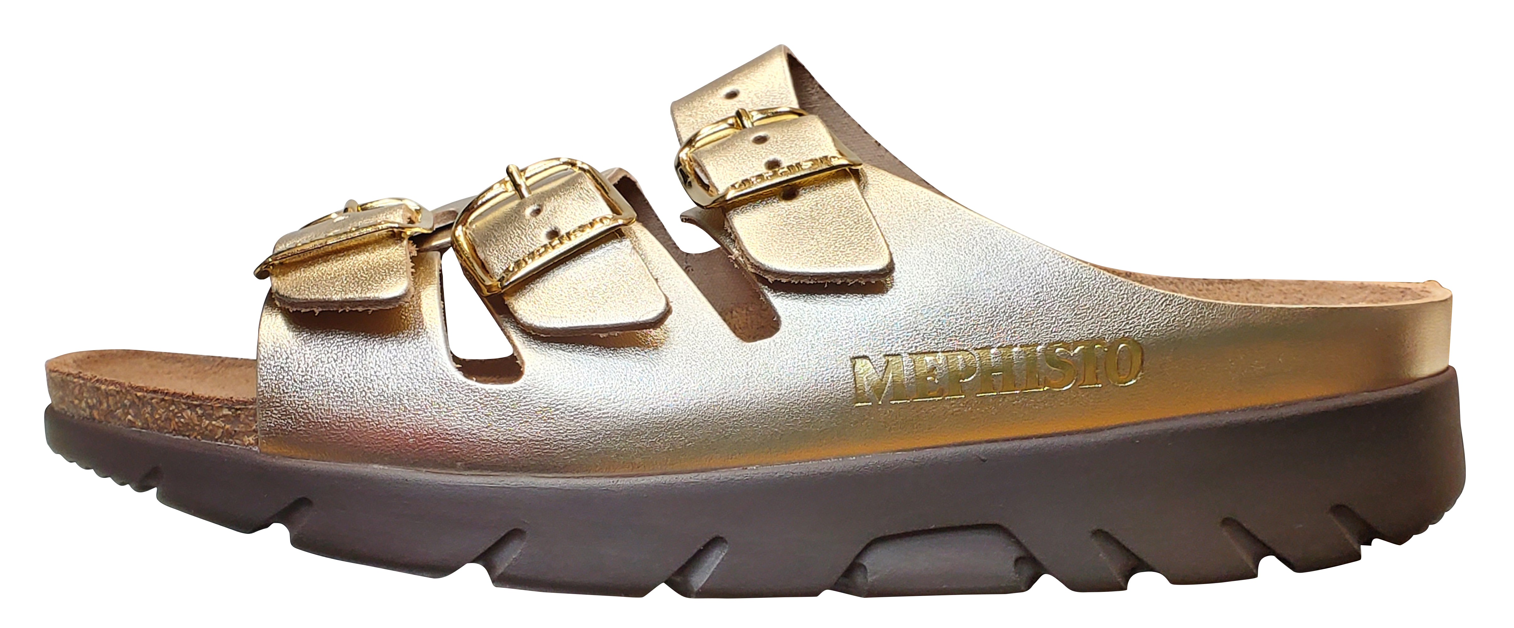 Mephisto Zach Fit Sandal Gold