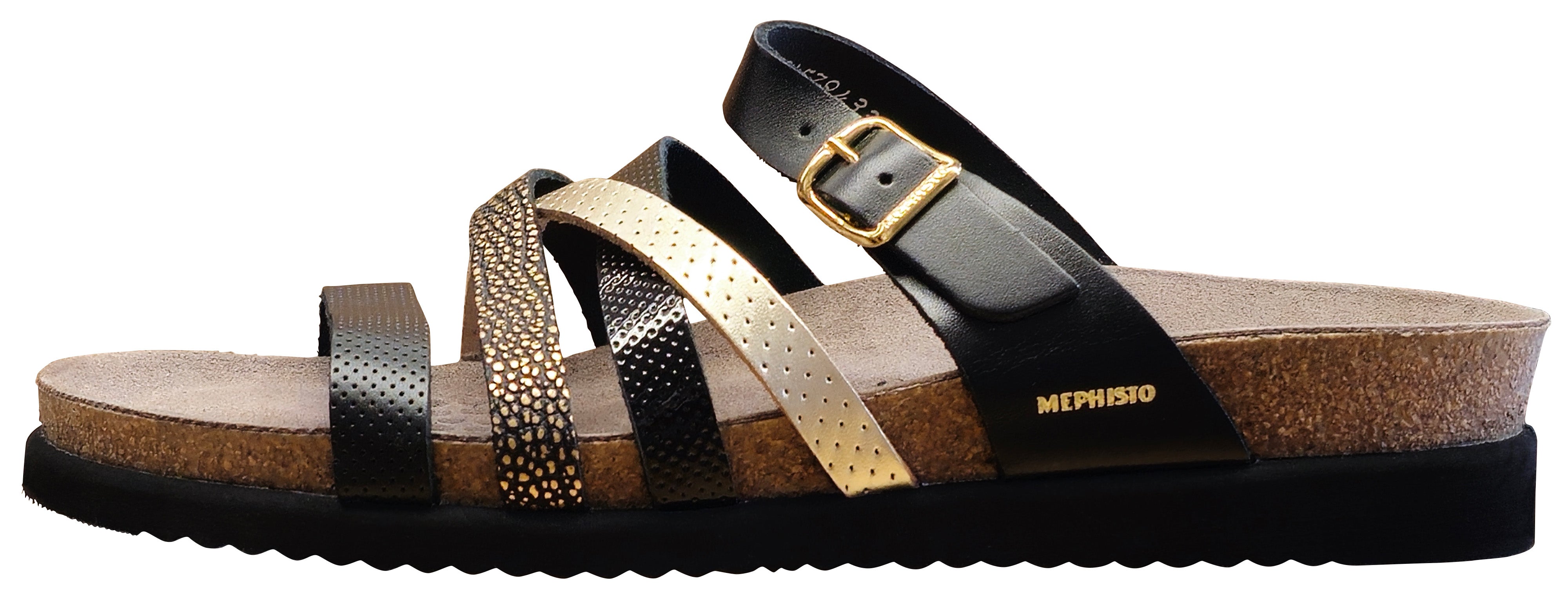 Mephisto Women's Huleda Sandal Black Gold