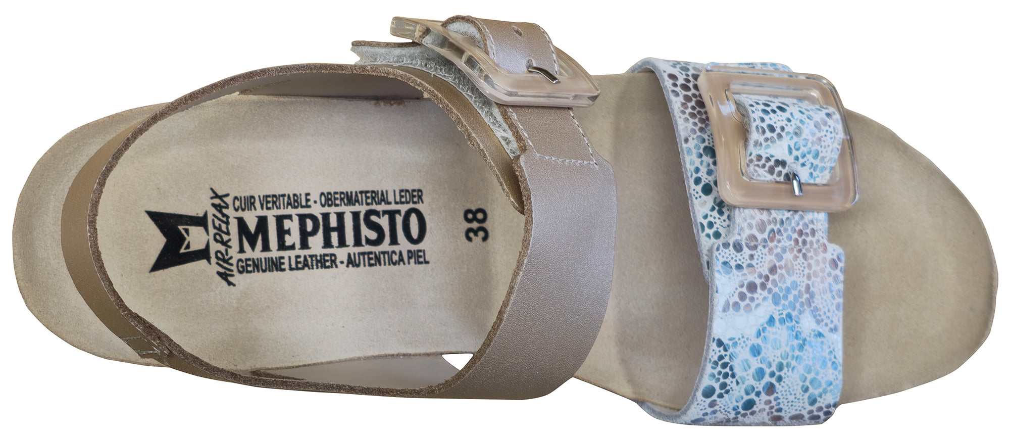 Mephisto Women's Lissia Wedge Sandal Platinum