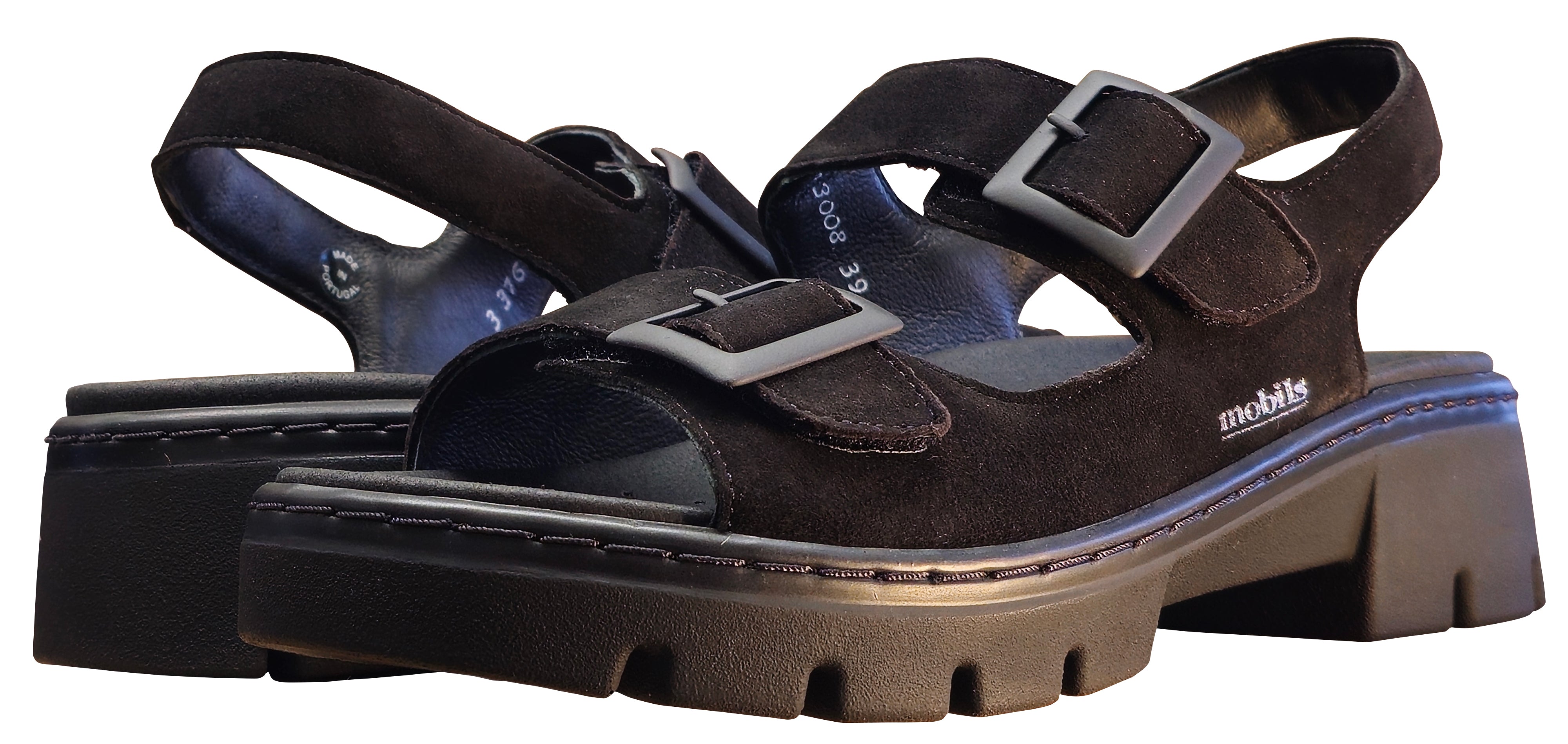 Mephisto Mobils Ergonomic Amira Women's Sandals Black